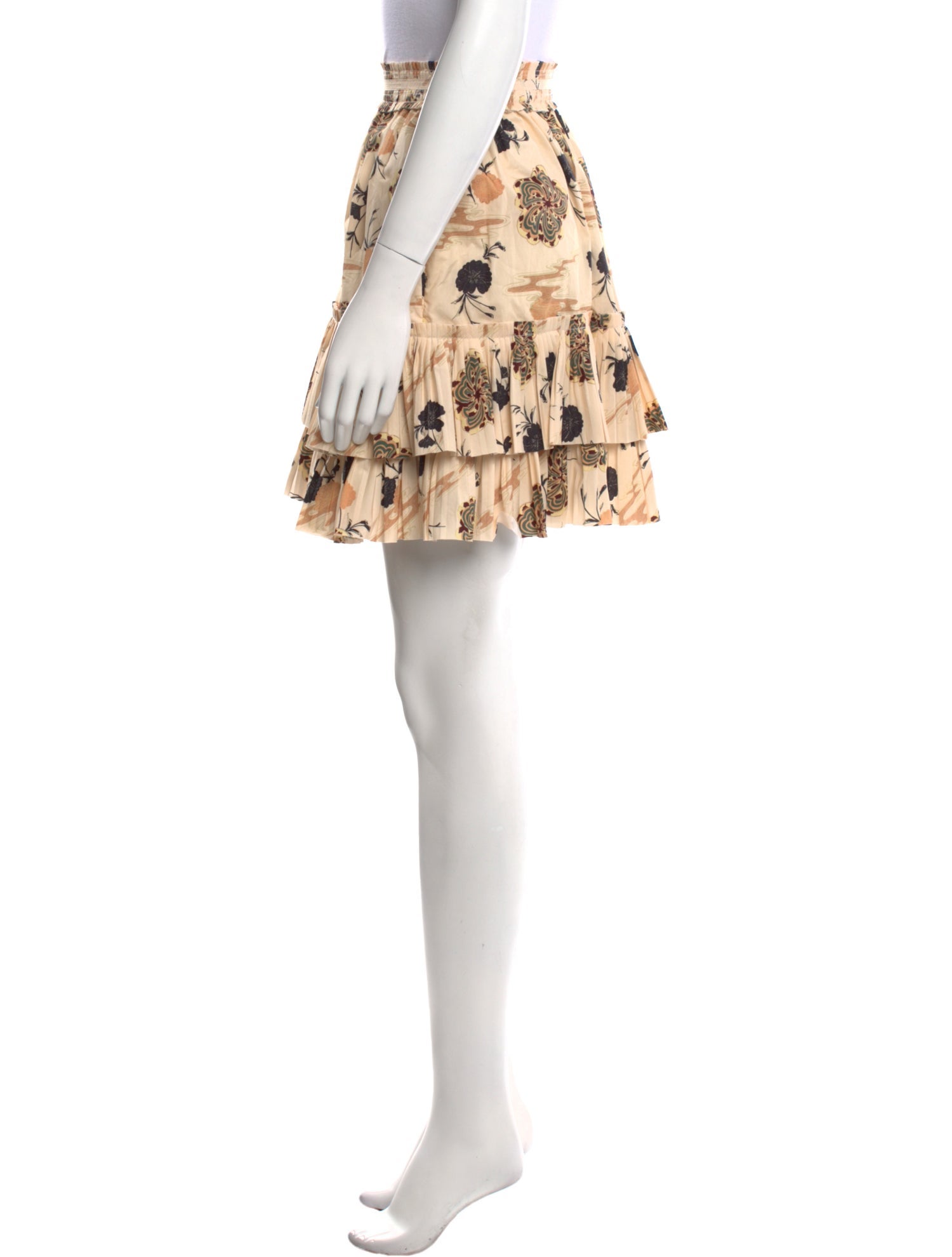 Ulla Johnson Floral Print Mini Skirt