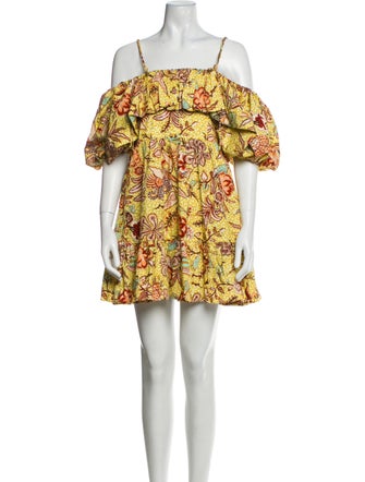 Ulla Johnson Floral Print Mini Dress