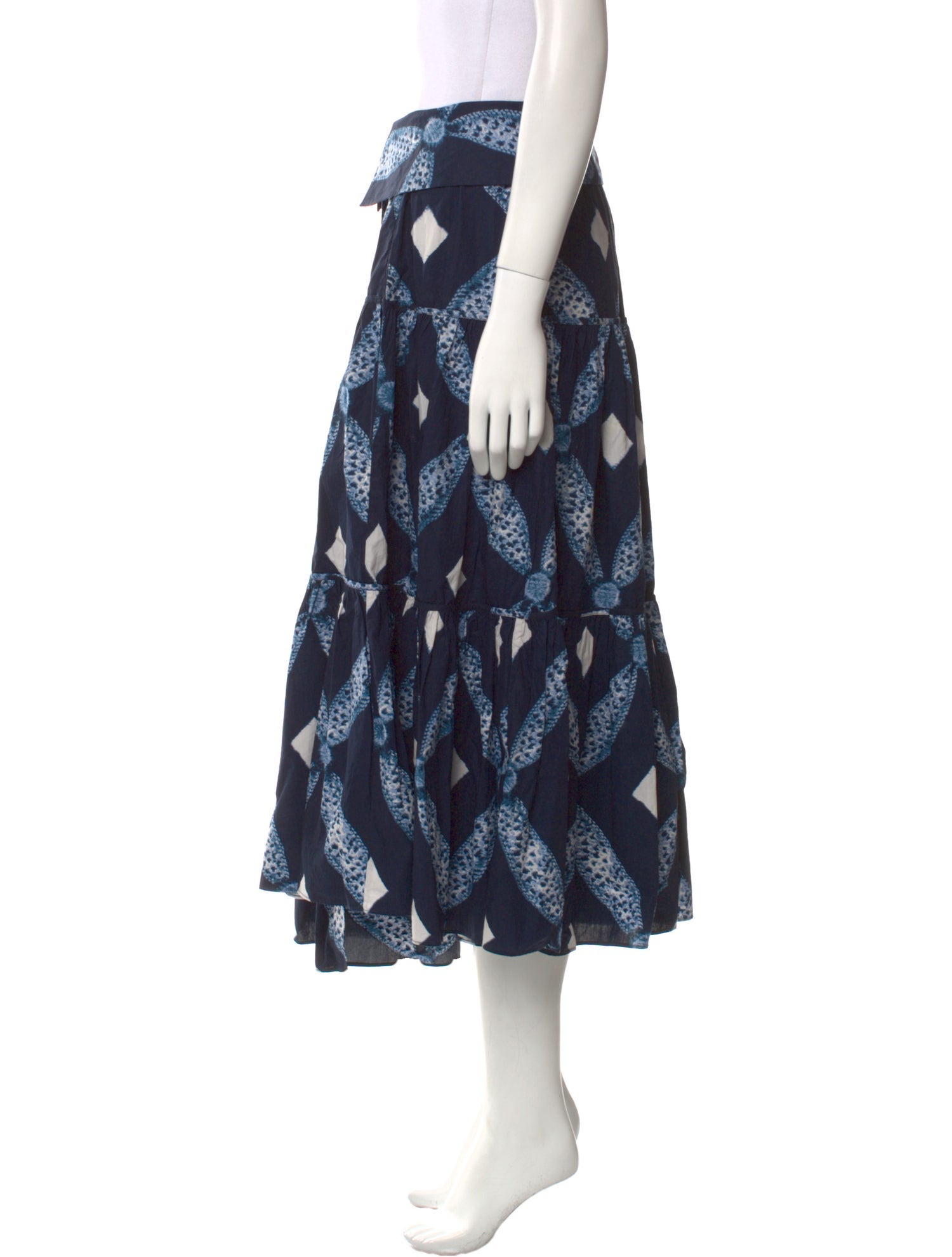 Ulla Johnson Printed Midi Length Skirt