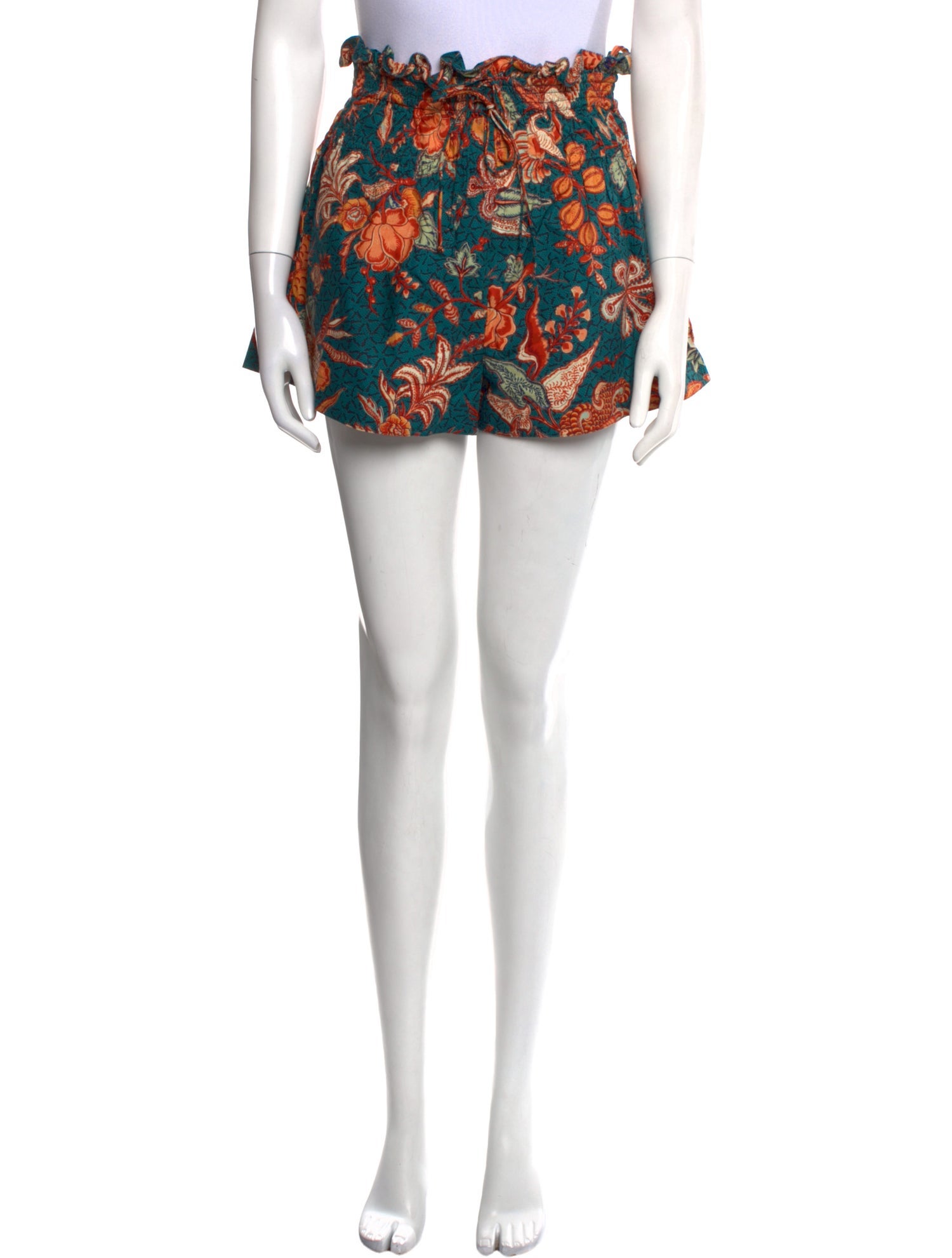 Ulla Johnson Floral Print Mini Shorts