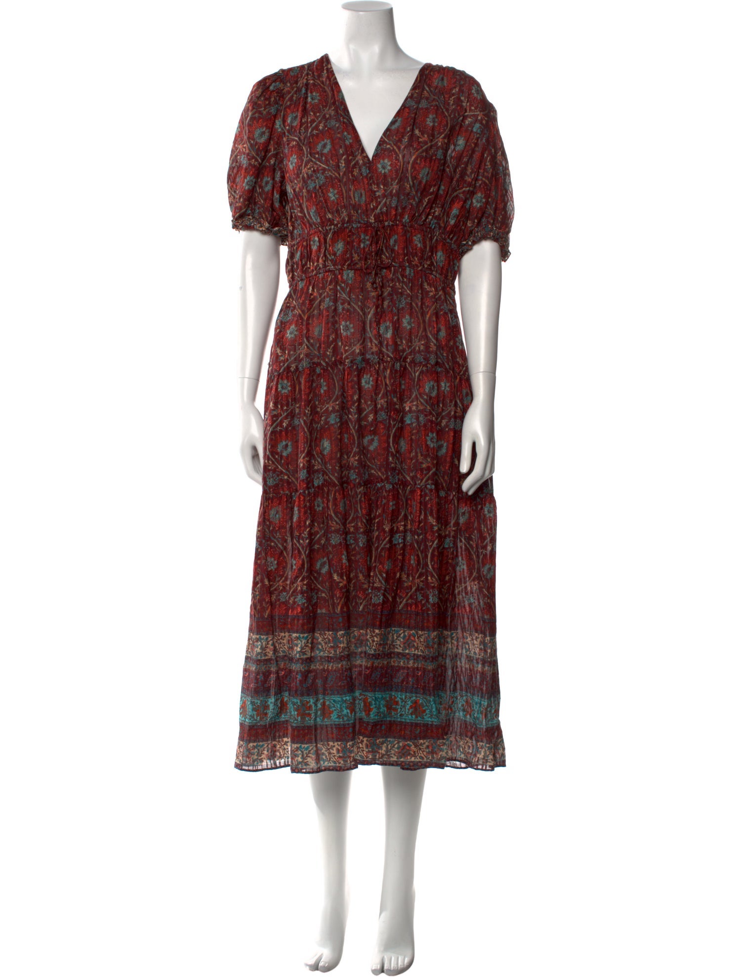 Ulla Johnson Printed Long Dress w/ Tags
