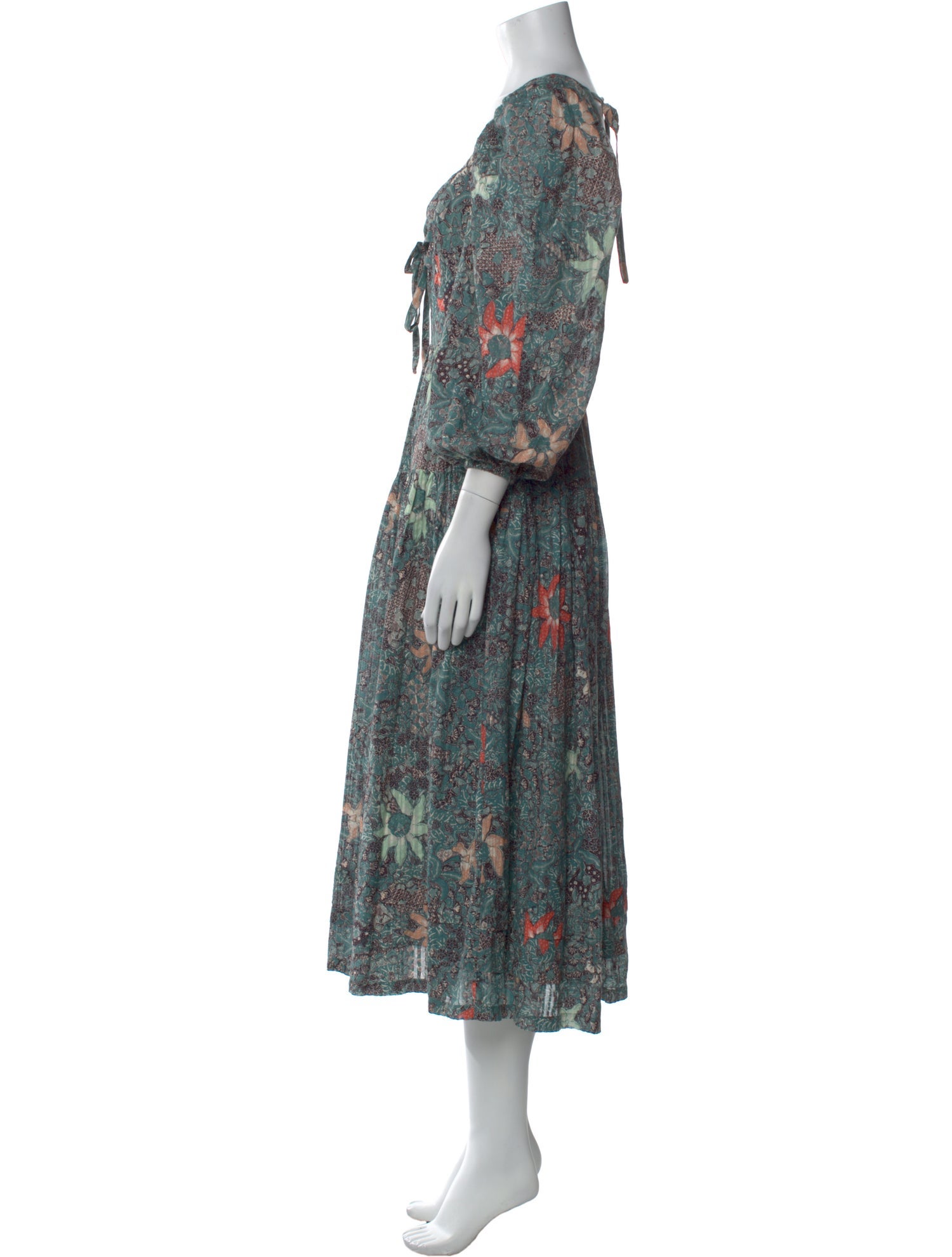 Ulla Johnson Floral Print Long Dress