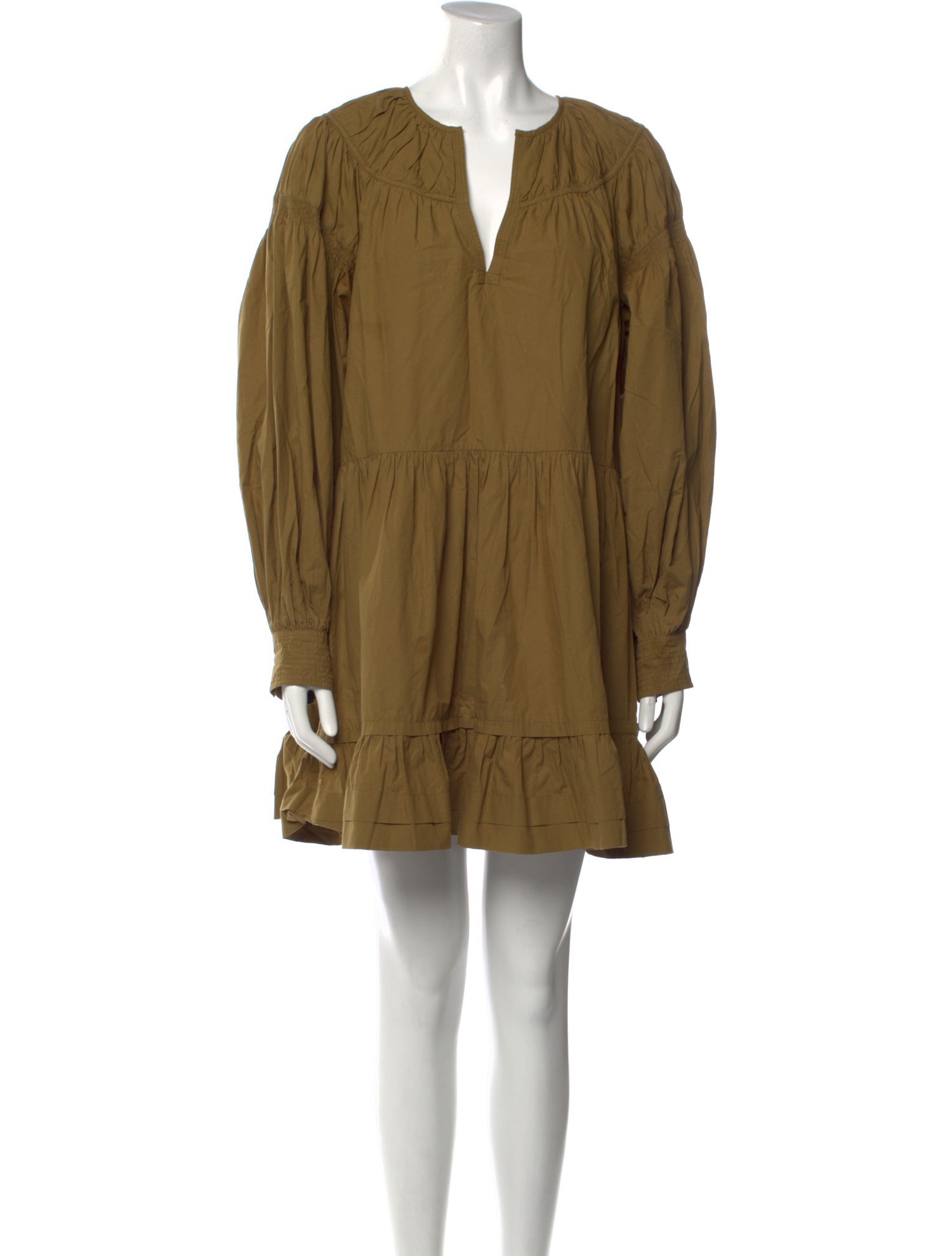 Ulla Johnson V-Neck Mini Dress