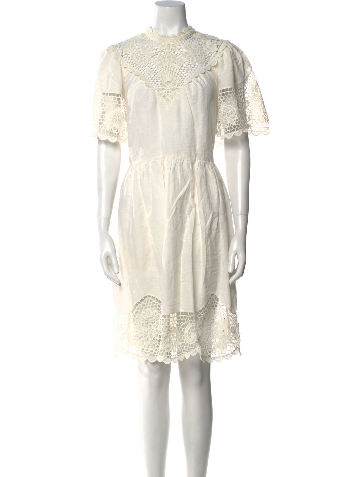 Ulla Johnson Linen Knee-Length Dress