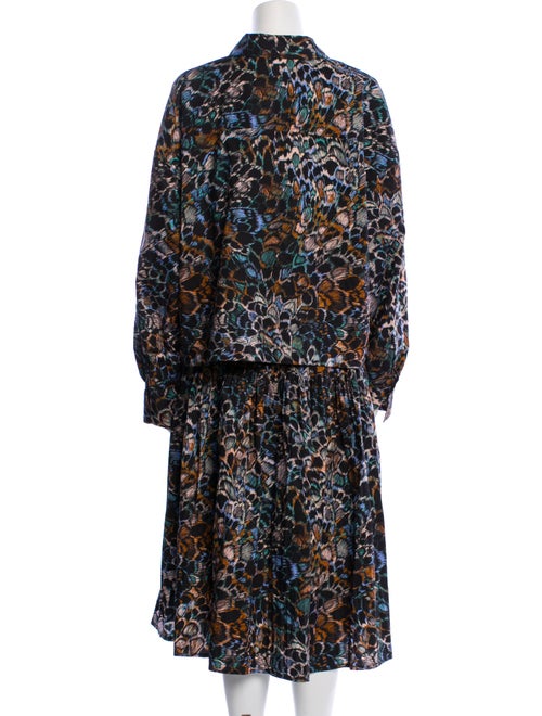 Ulla Johnson Printed Pleated Accents Skirt Set