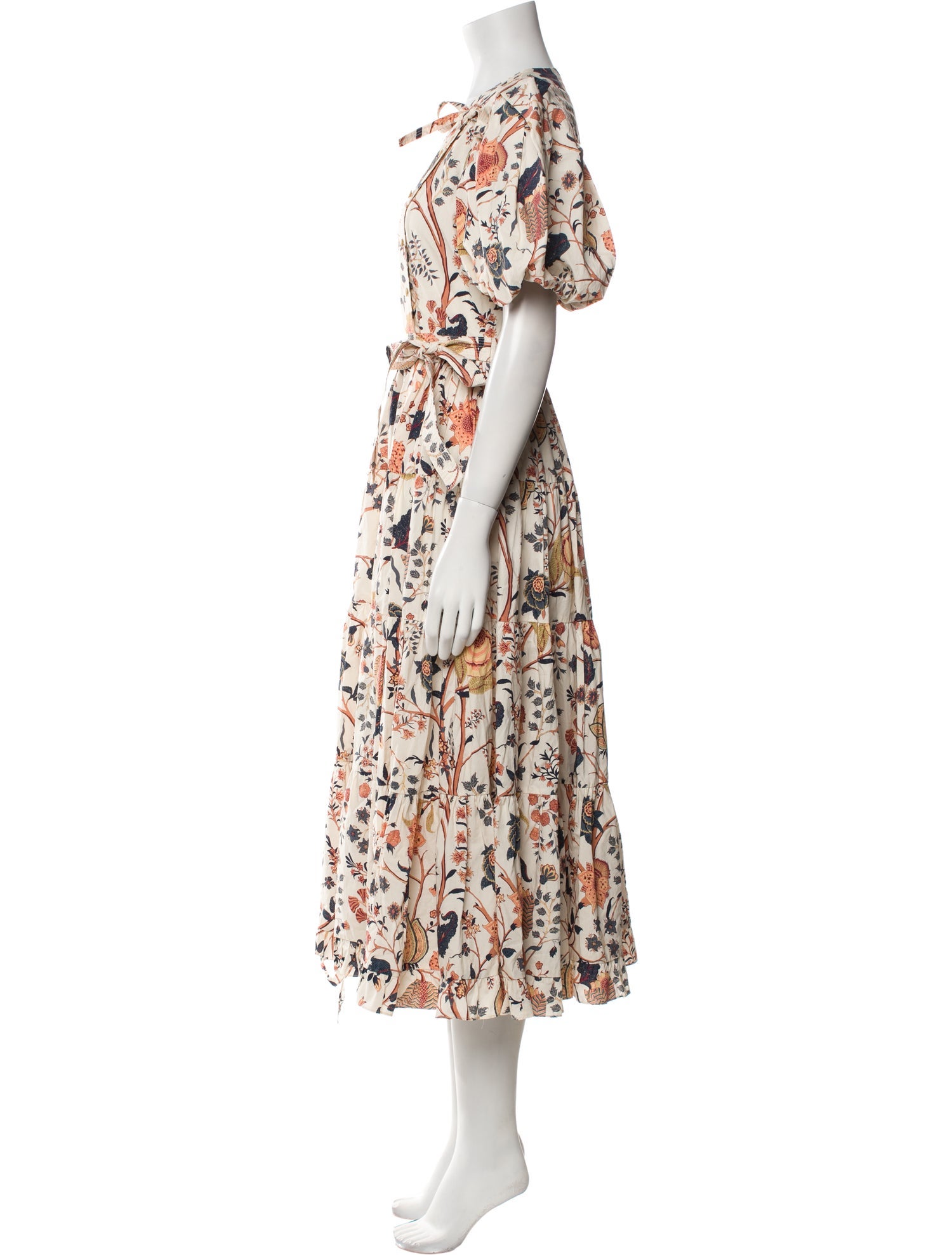Ulla Johnson Floral Print Long Dress