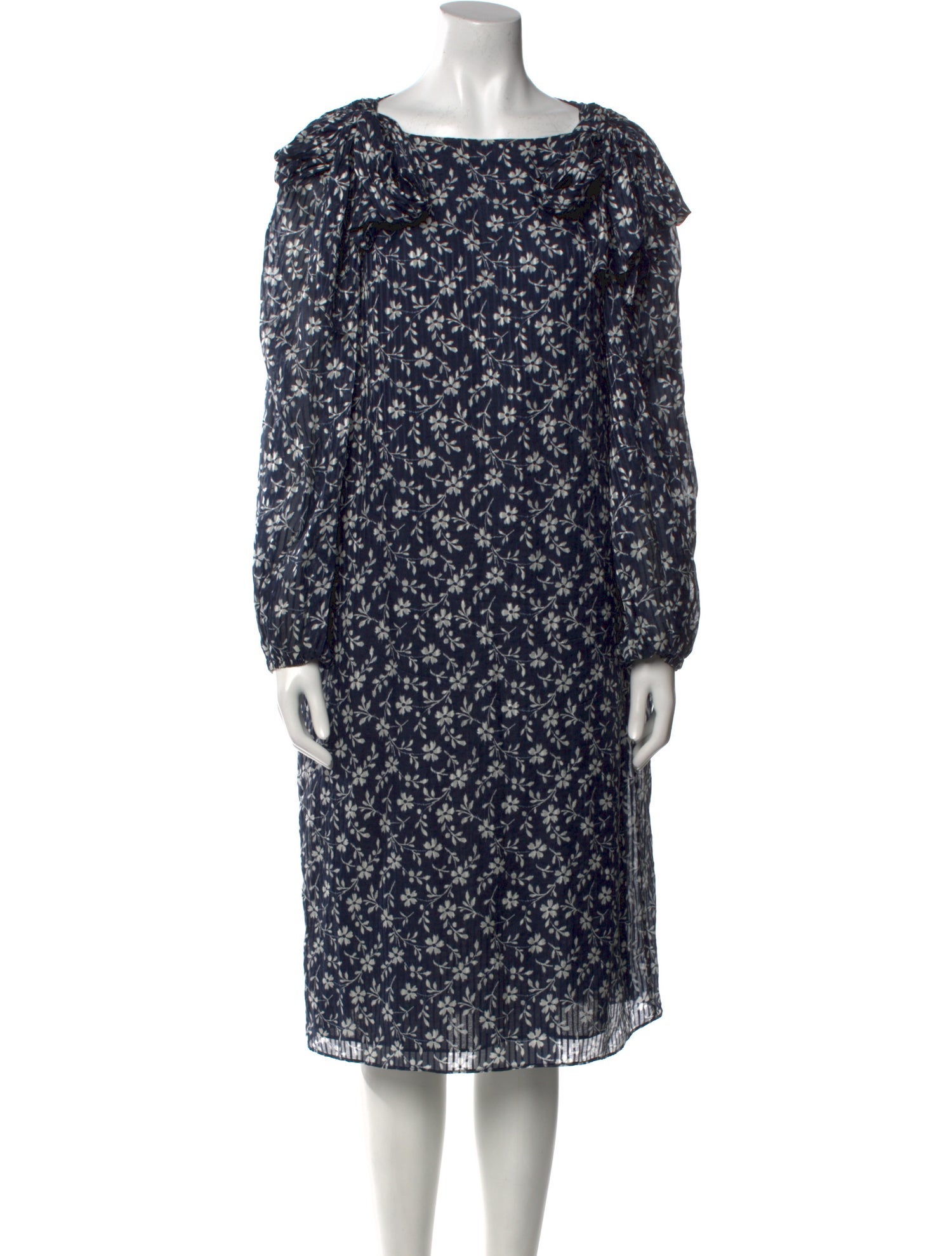 Ulla Johnson Floral Print Knee-Length Dress