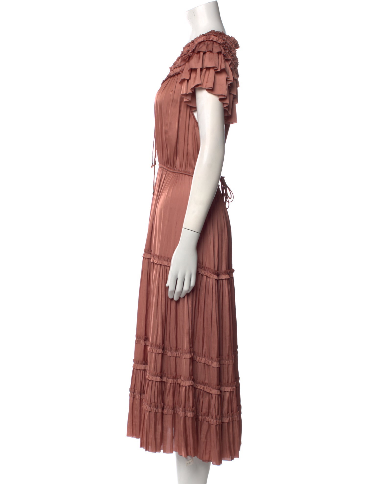 Ulla Johnson V-Neck Long Dress