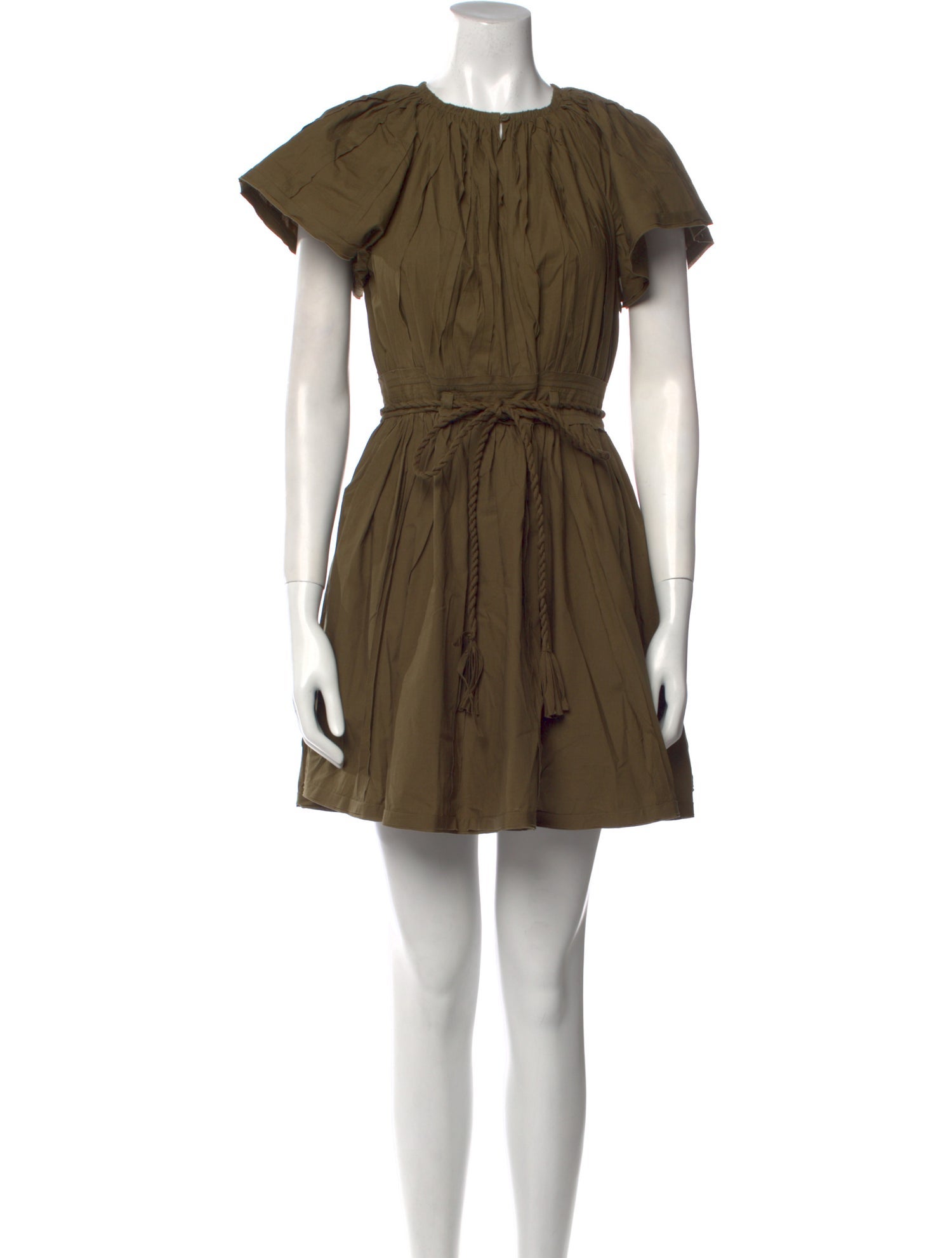 Ulla Johnson Crew Neck Mini Dress