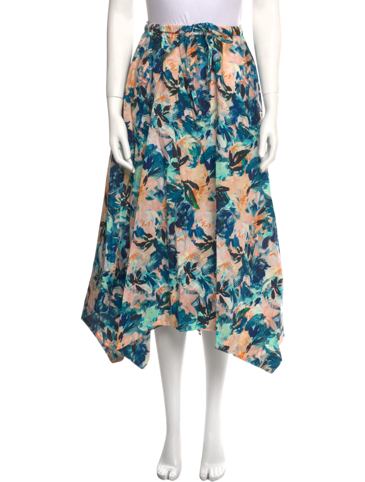 Ulla Johnson Floral Print Midi Length Skirt w/ Tags