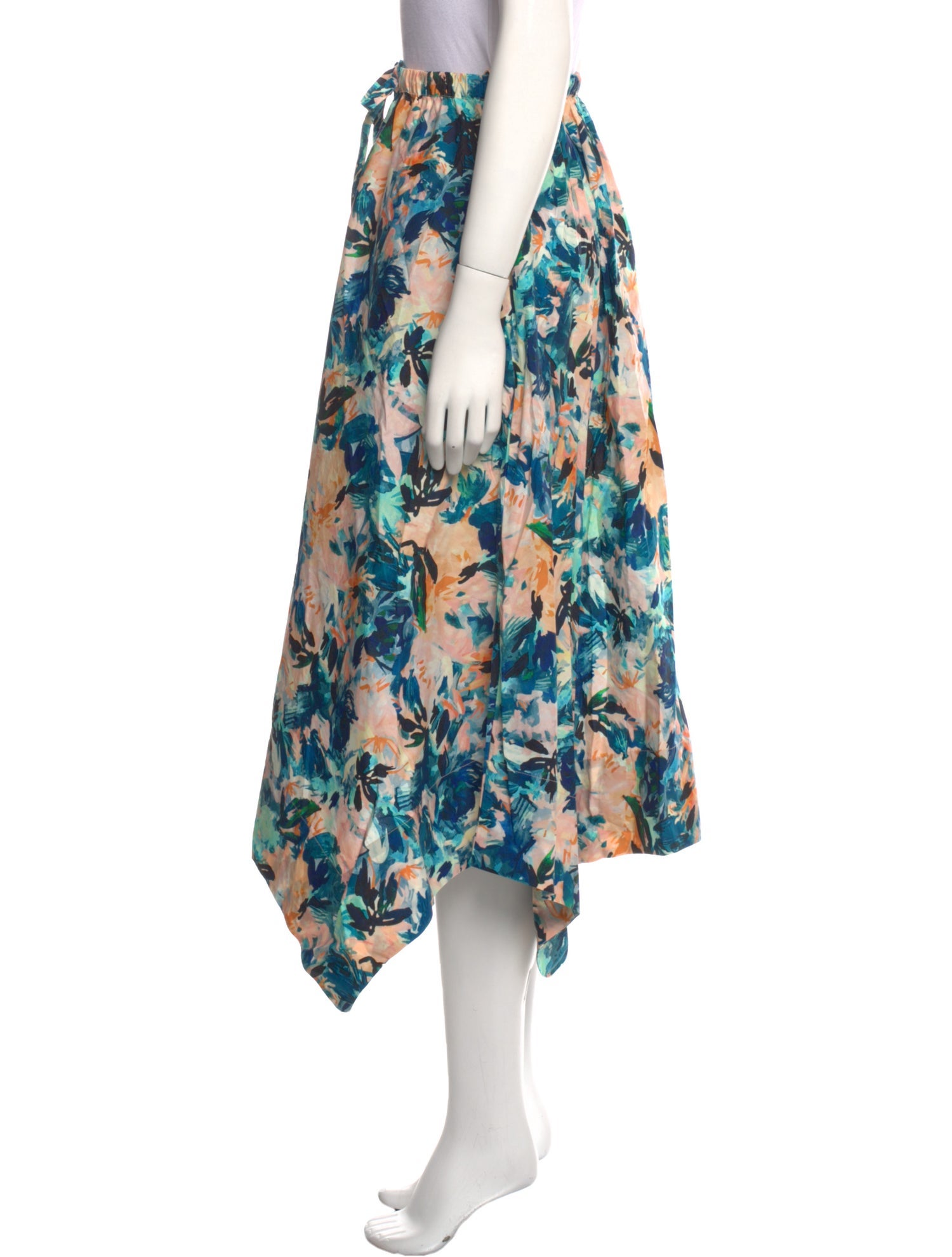 Ulla Johnson Floral Print Midi Length Skirt w/ Tags