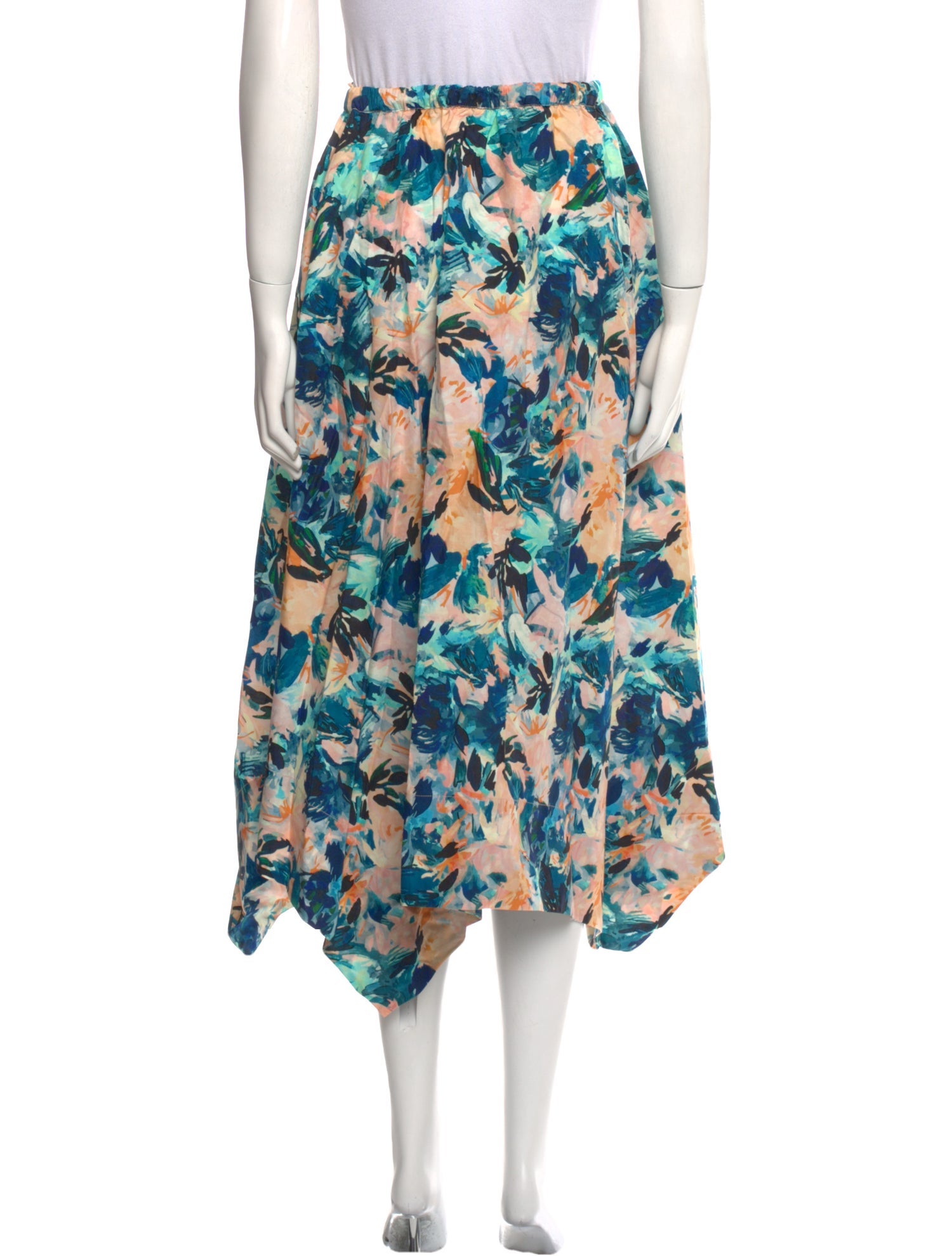 Ulla Johnson Floral Print Midi Length Skirt w/ Tags