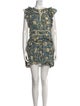 Ulla Johnson Printed Scoop Neck Romper