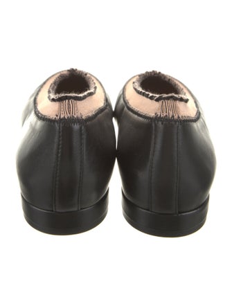 Ulla Johnson Leather Ruffle Embellishment Ballet Flats