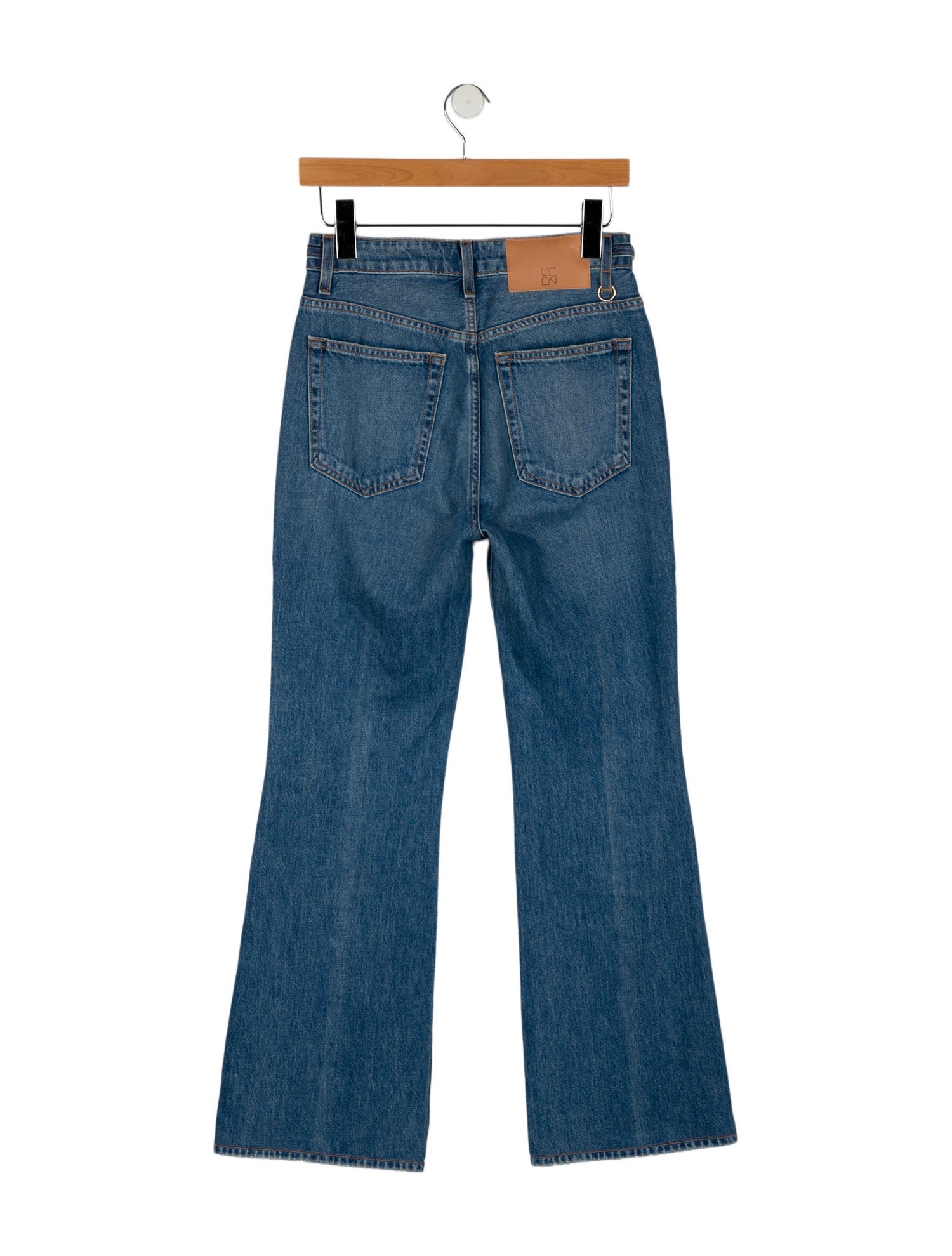 Ulla Johnson High-Rise Straight Leg Jeans