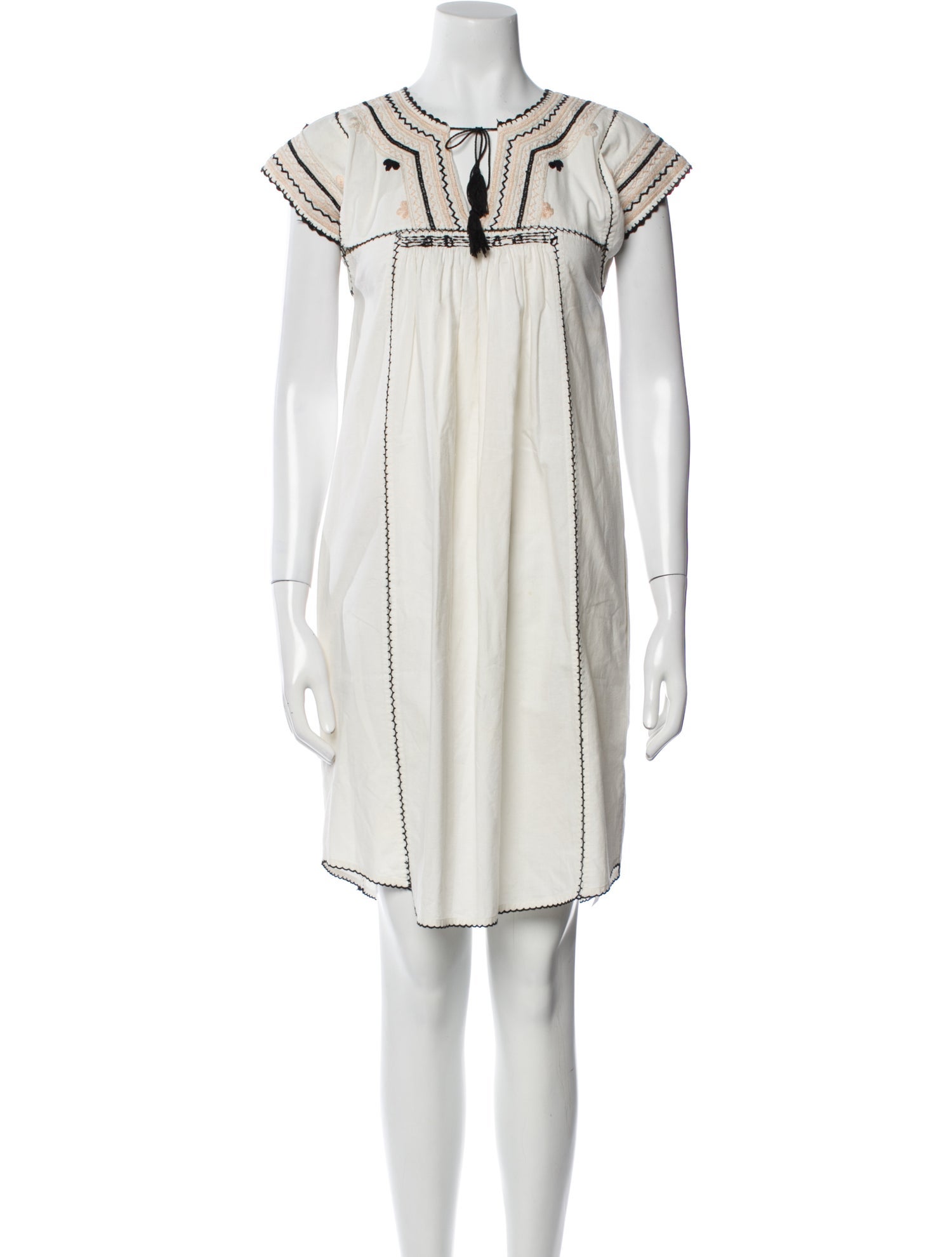 Ulla Johnson Crew Neck Knee-Length Dress