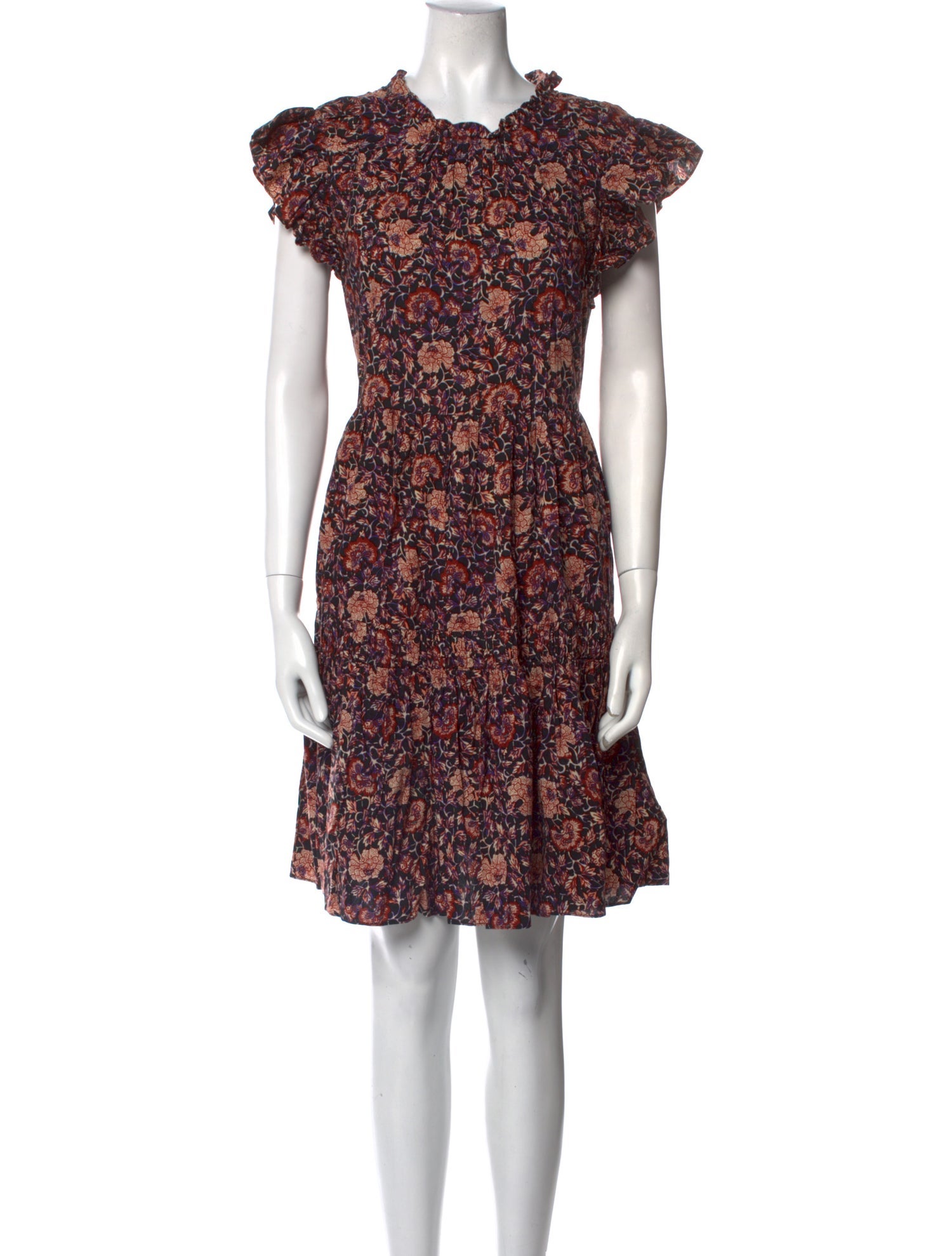Ulla Johnson Floral Print Mini Dress