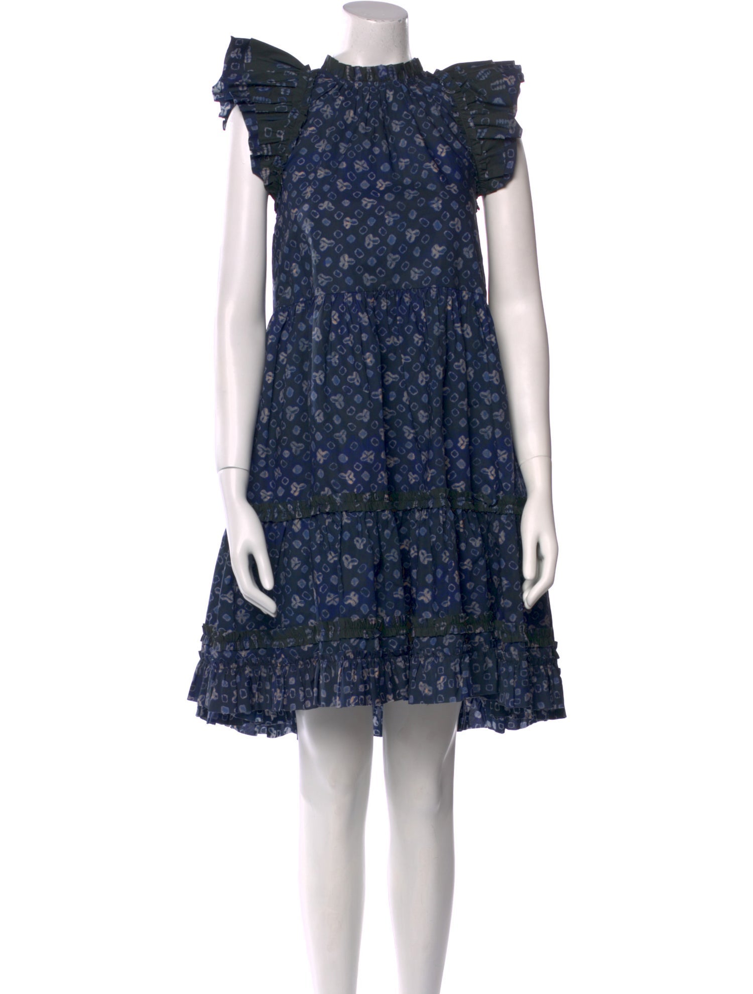 Ulla Johnson Floral Print Knee-Length Dress