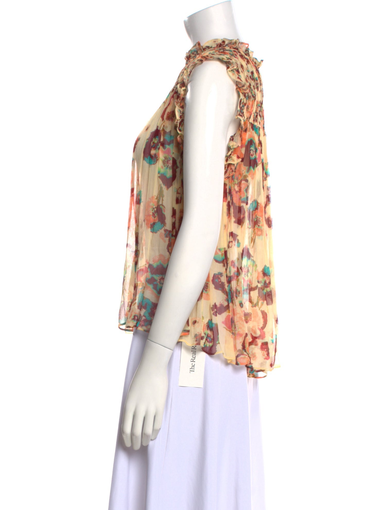 Ulla Johnson Silk Floral Print Blouse w/ Tags