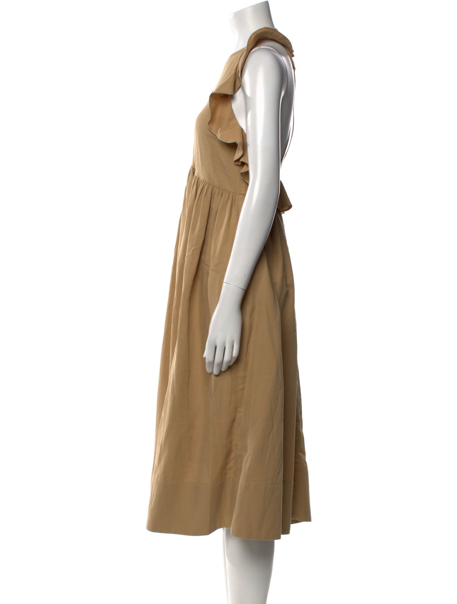 Ulla Johnson Crew Neck Midi Length Dress
