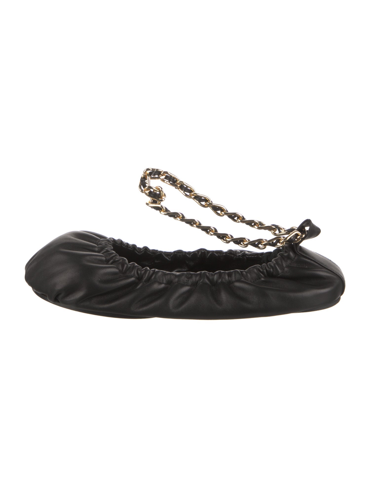 Ulla Johnson Leather Chain-Link Accents Ballet Flats