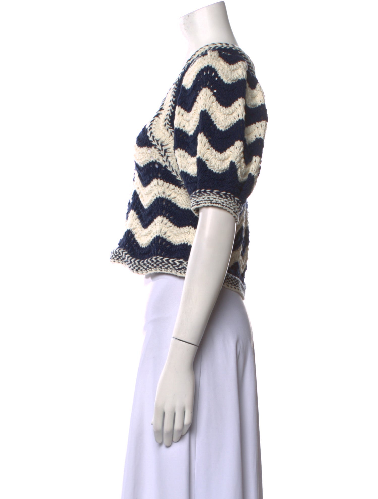 Ulla Johnson Striped Scoop Neck Sweater