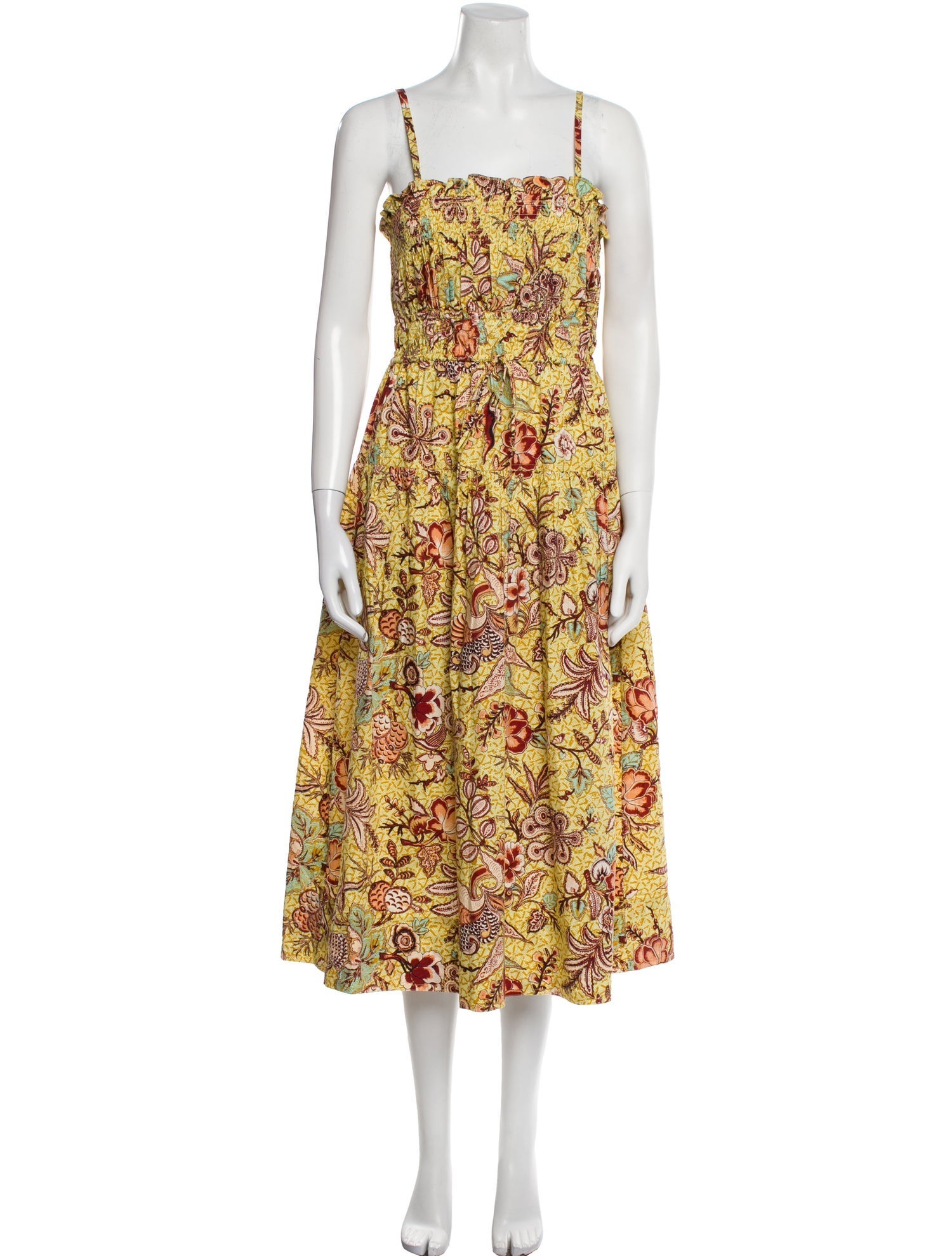 Ulla Johnson Floral Print Long Dress