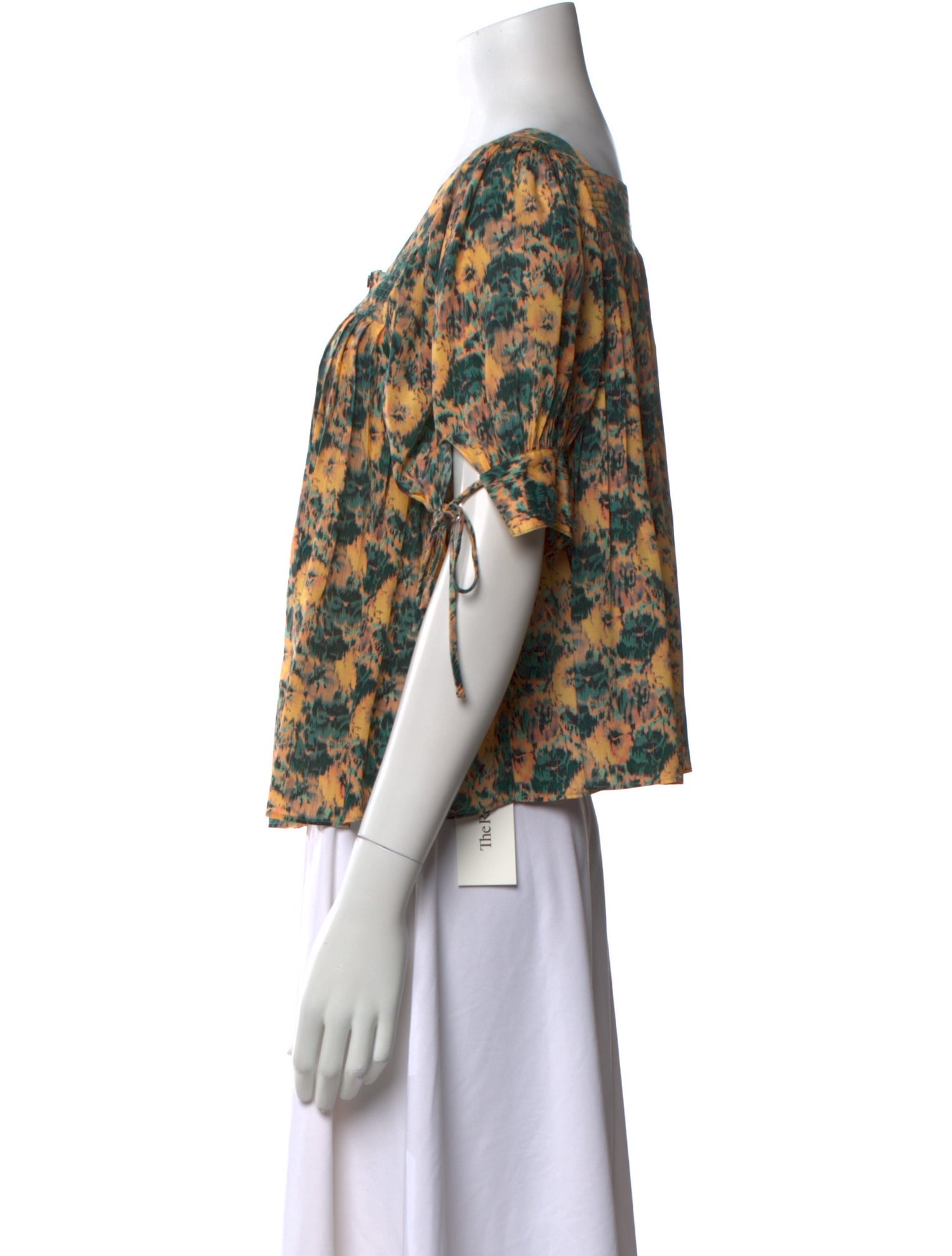 Ulla Johnson Silk Floral Print Blouse