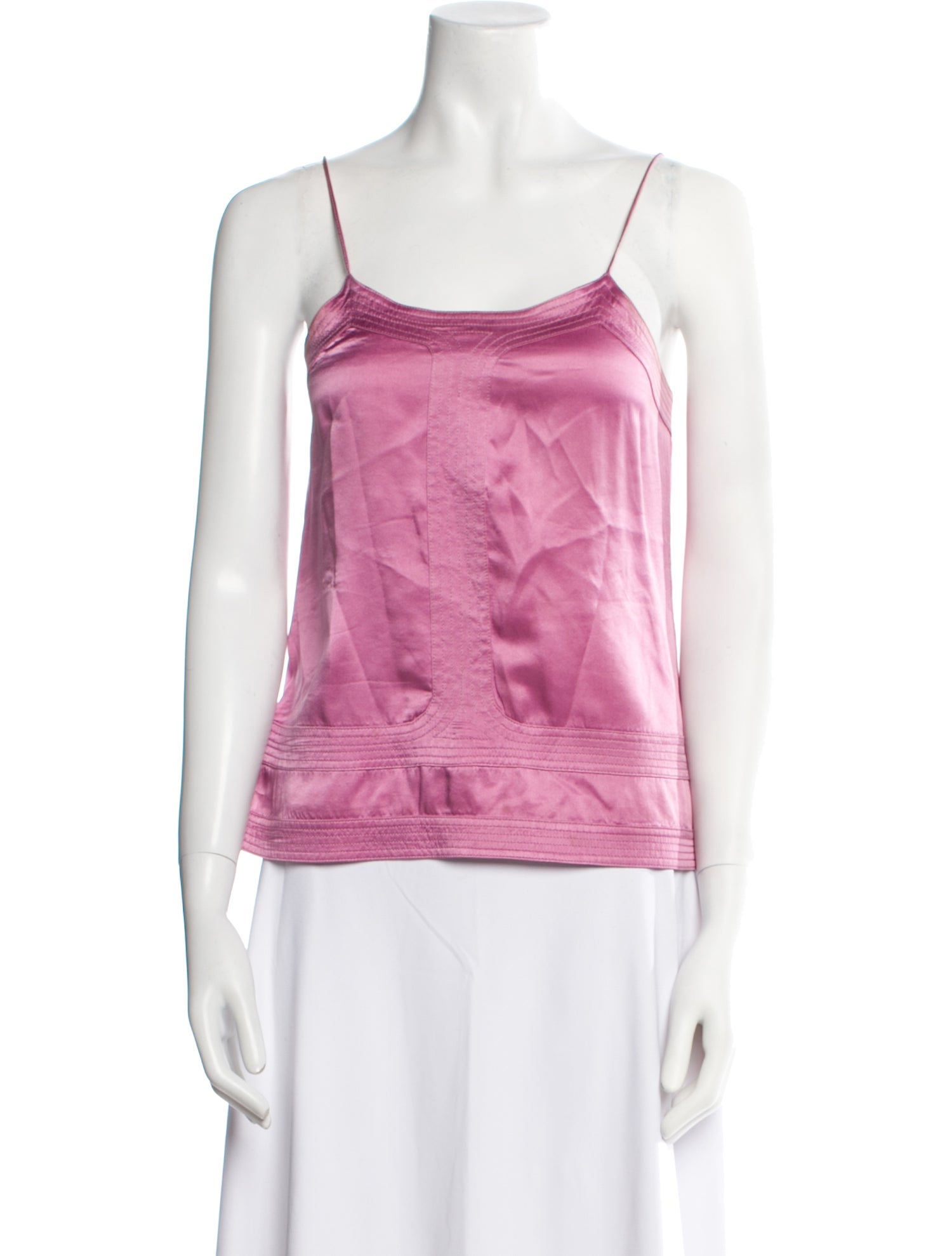 Ulla Johnson Silk Square Neckline Top