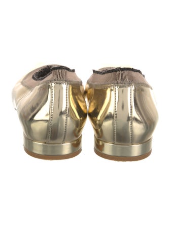 Ulla Johnson Patent Leather Ruffle Embellishment Ballet Flats