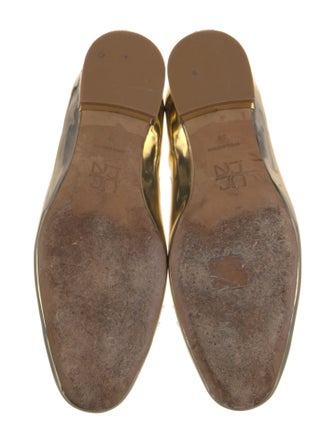 Ulla Johnson Patent Leather Ruffle Embellishment Ballet Flats