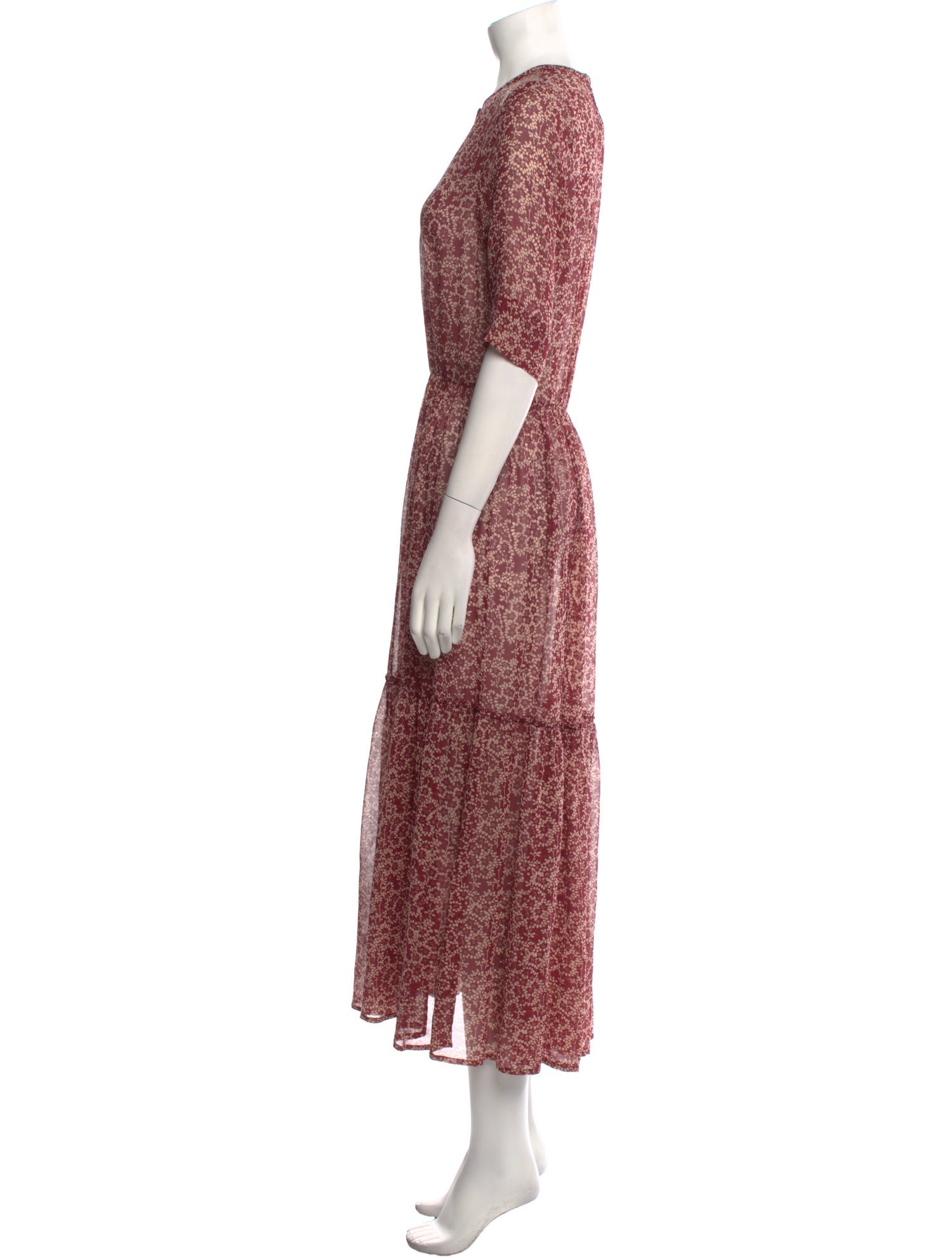 Ulla Johnson Silk Midi Length Dress
