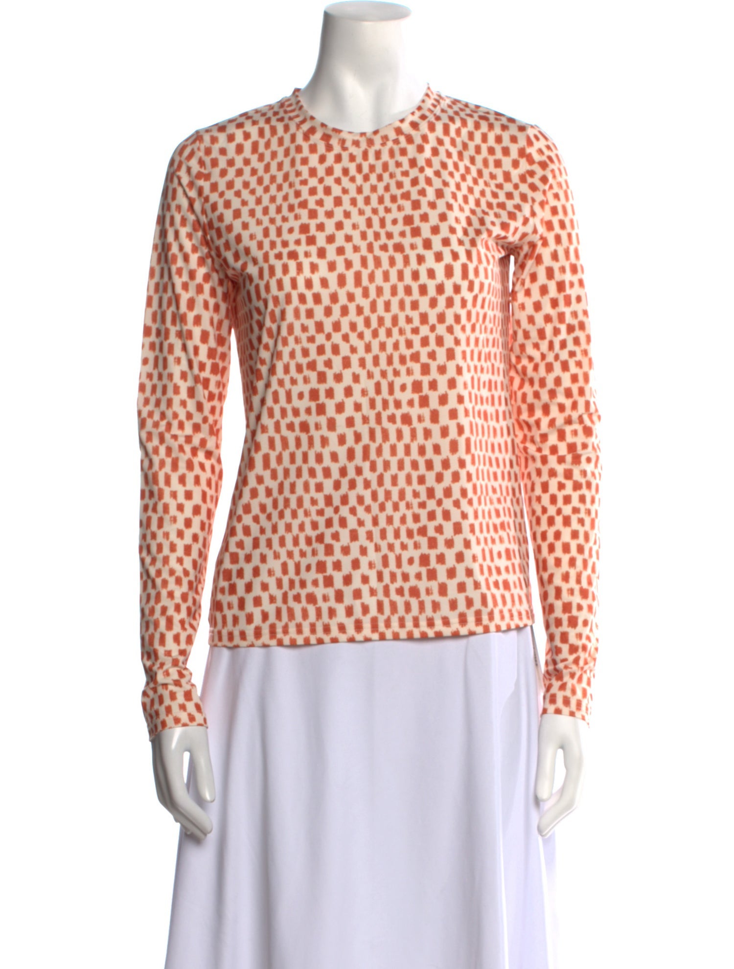 Ulla Johnson Printed Crew Neck Blouse