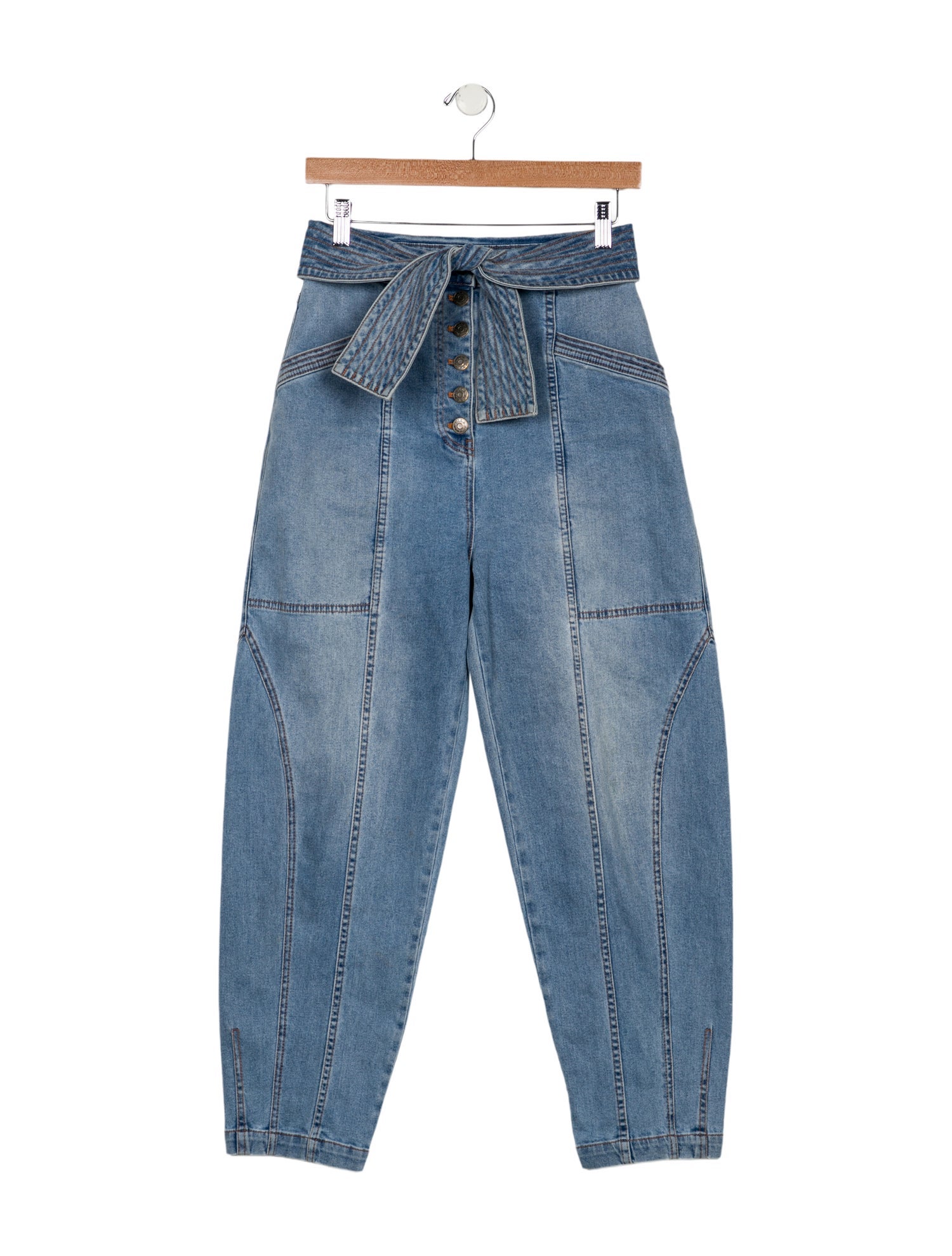 Ulla Johnson Mid-Rise Straight Leg Jeans