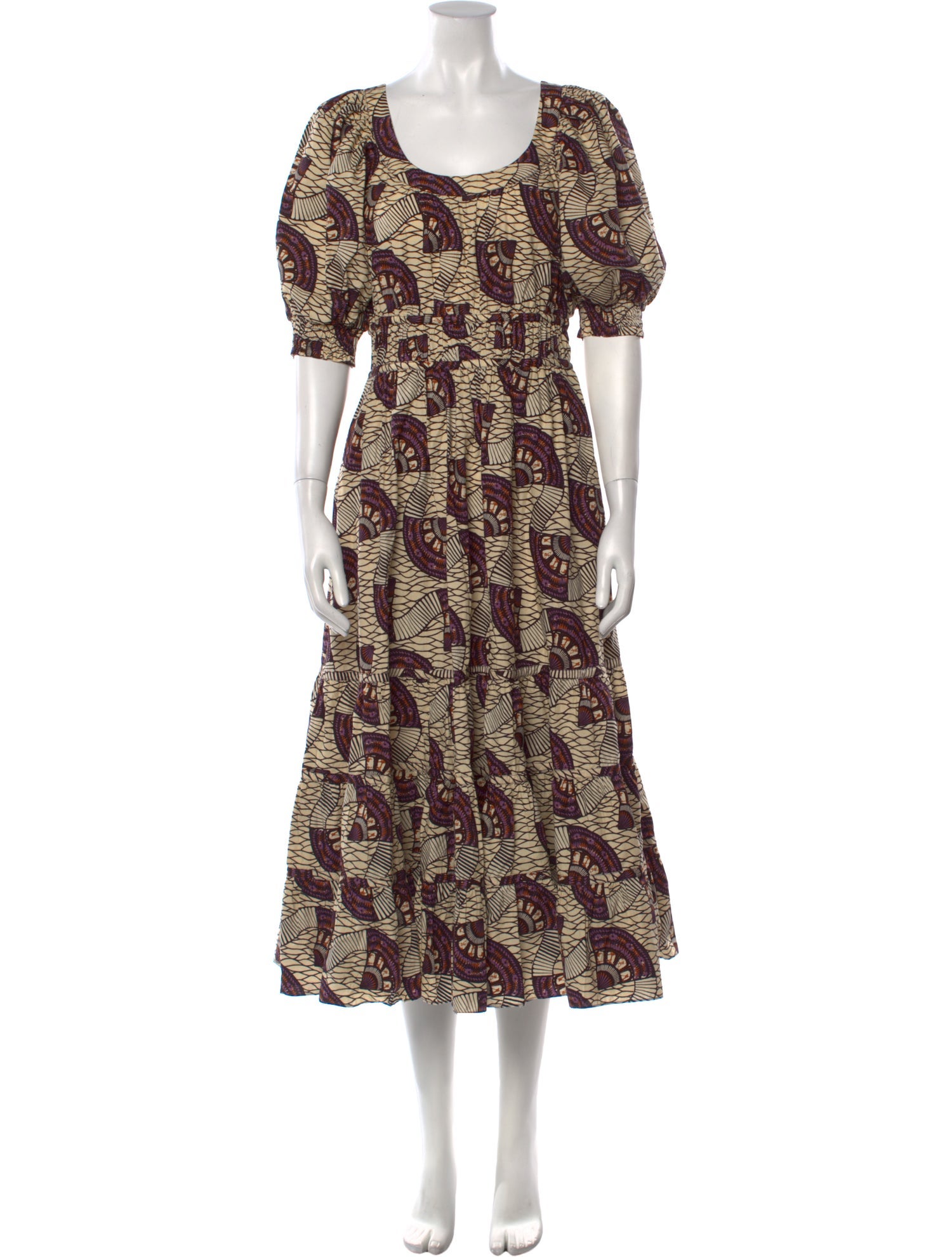 Ulla Johnson Printed Midi Length Dress