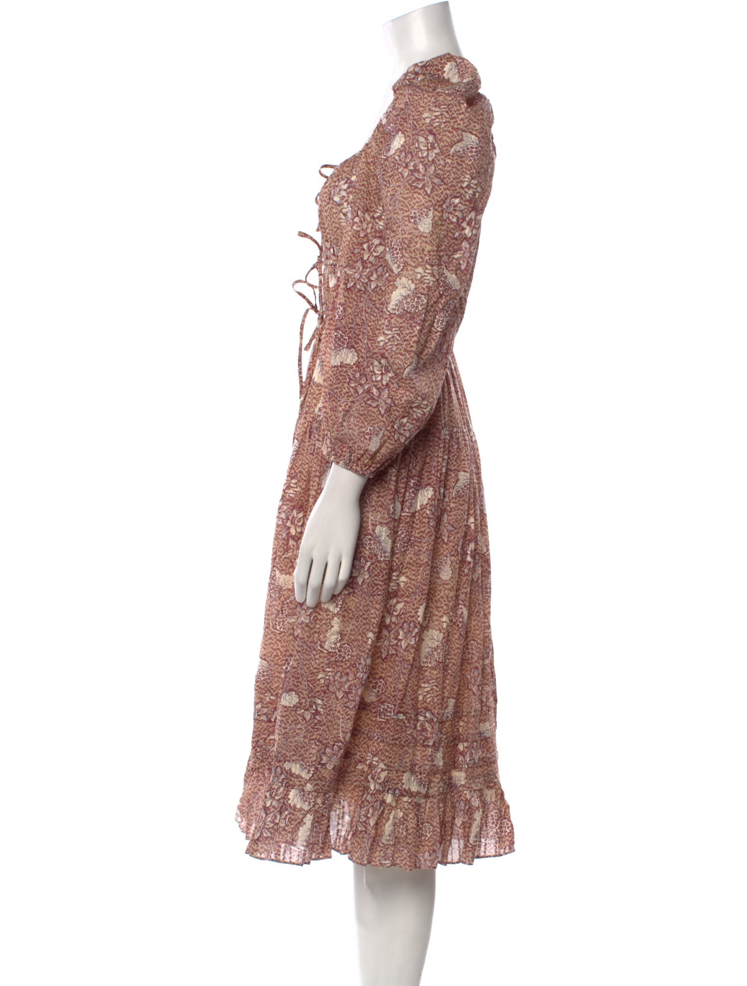 Ulla Johnson Printed Midi Length Dress