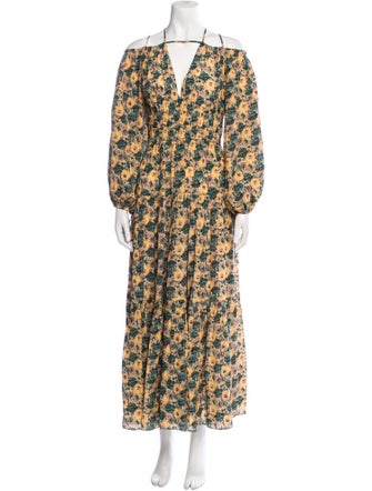 Ulla Johnson Floral Print Long Dress