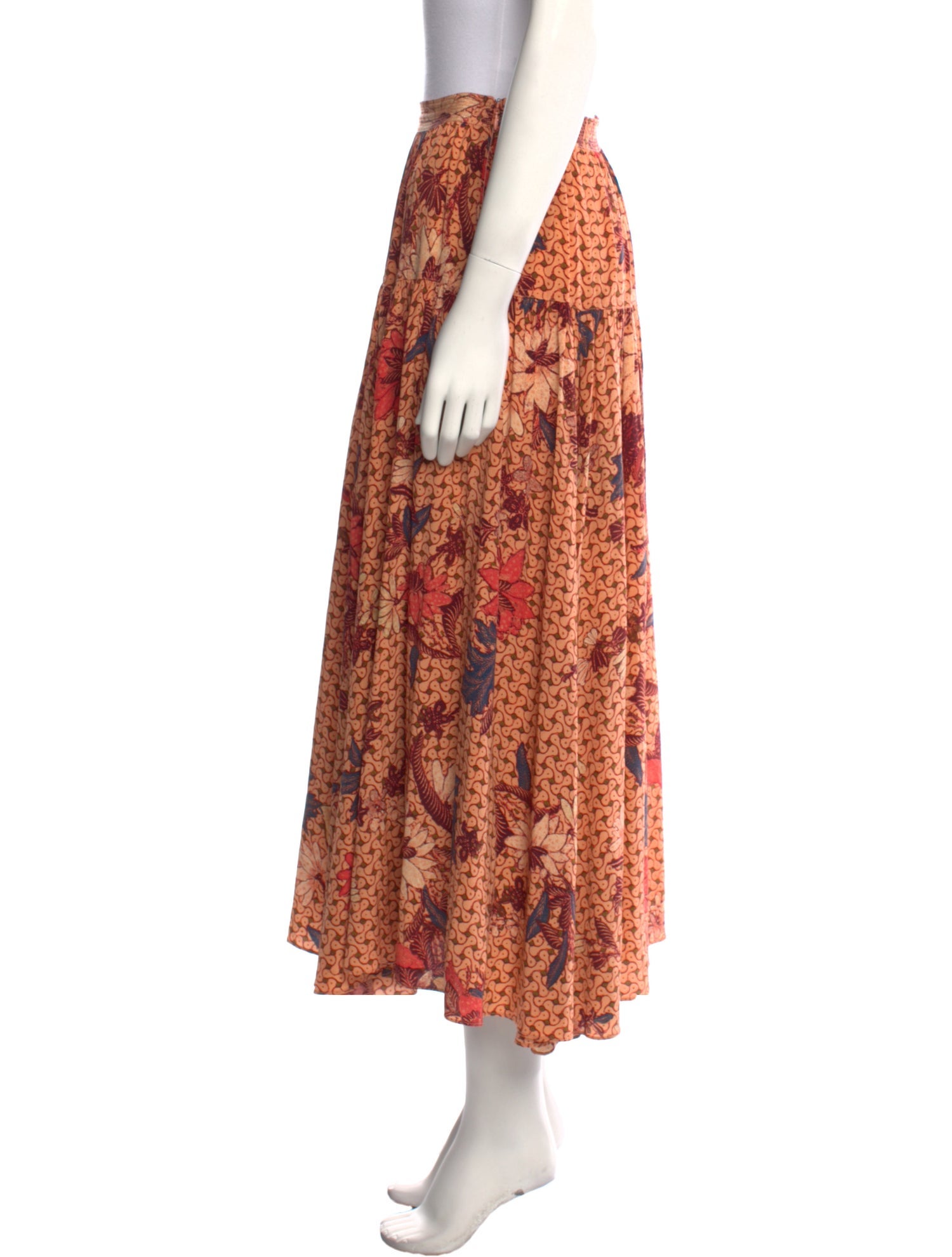 Ulla Johnson Printed Midi Length Skirt