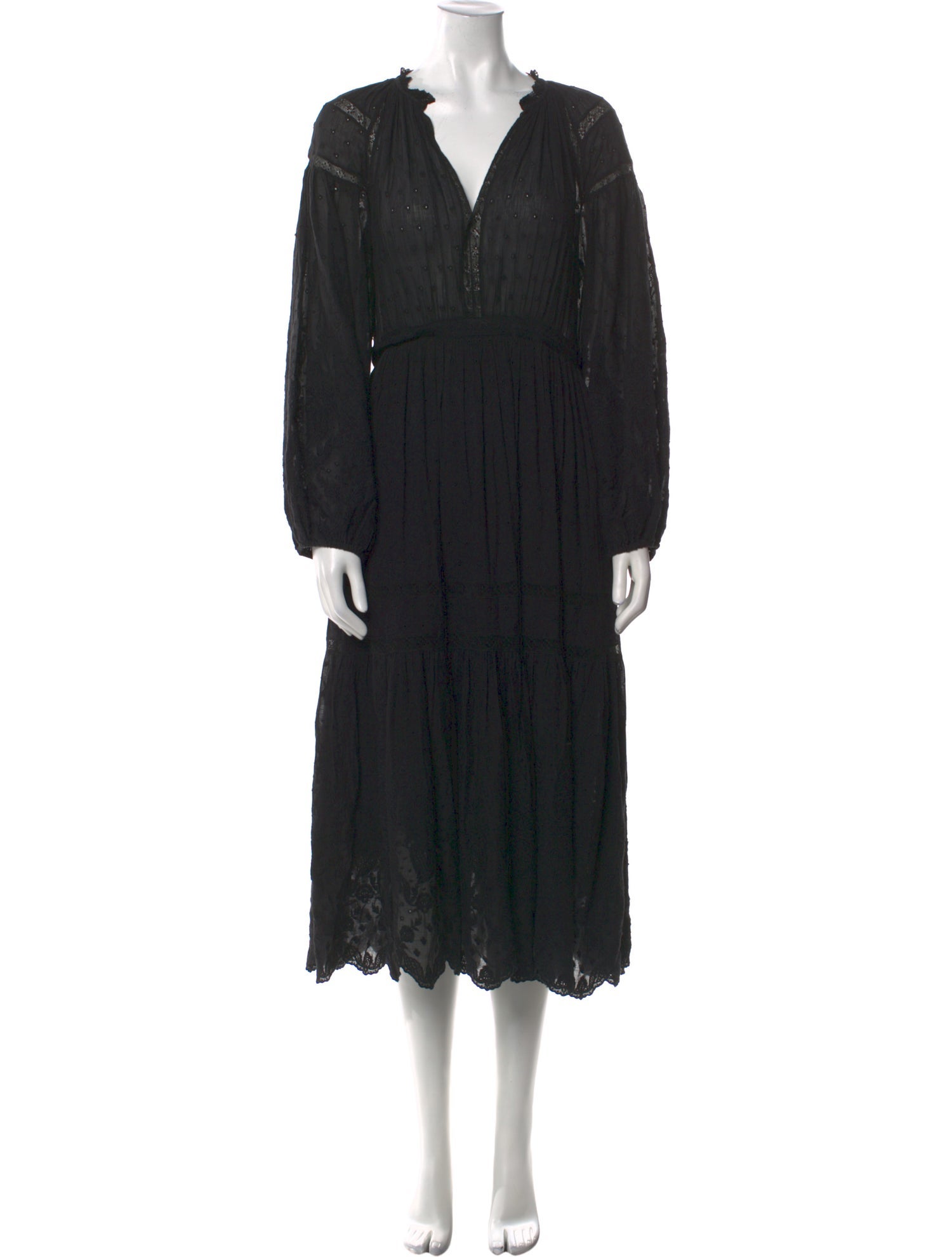 Ulla Johnson V-Neck Knee-Length Dress w/ Tags