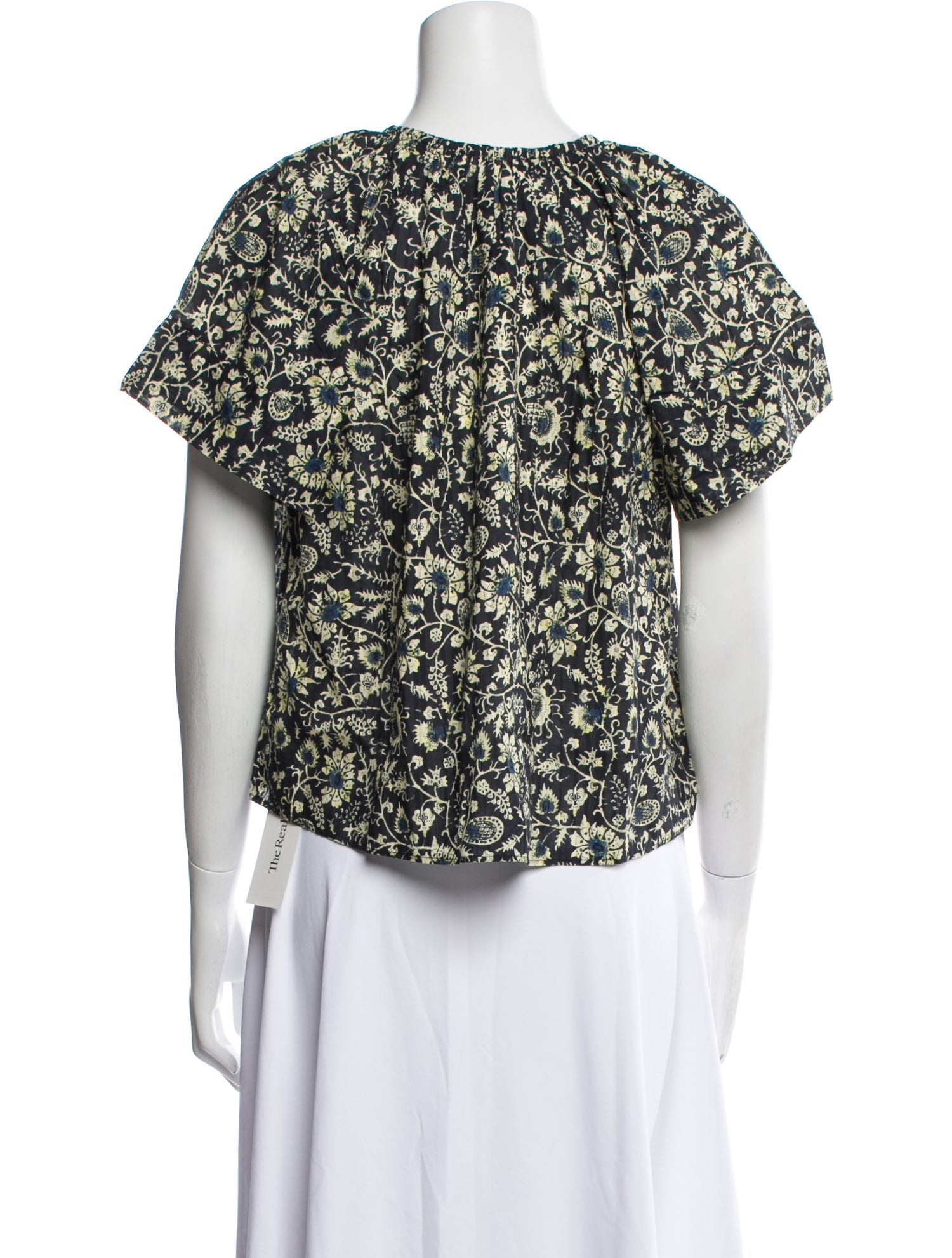 Ulla Johnson Floral Print Crew Neck Top w/ Tags