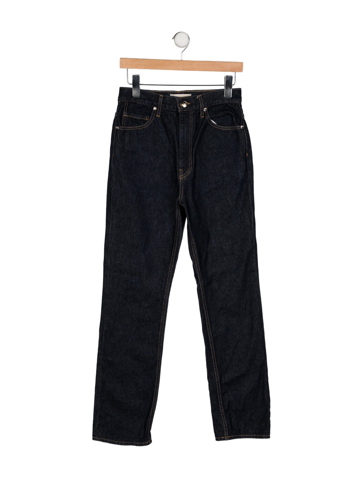Ulla Johnson High-Rise Straight Leg Jeans