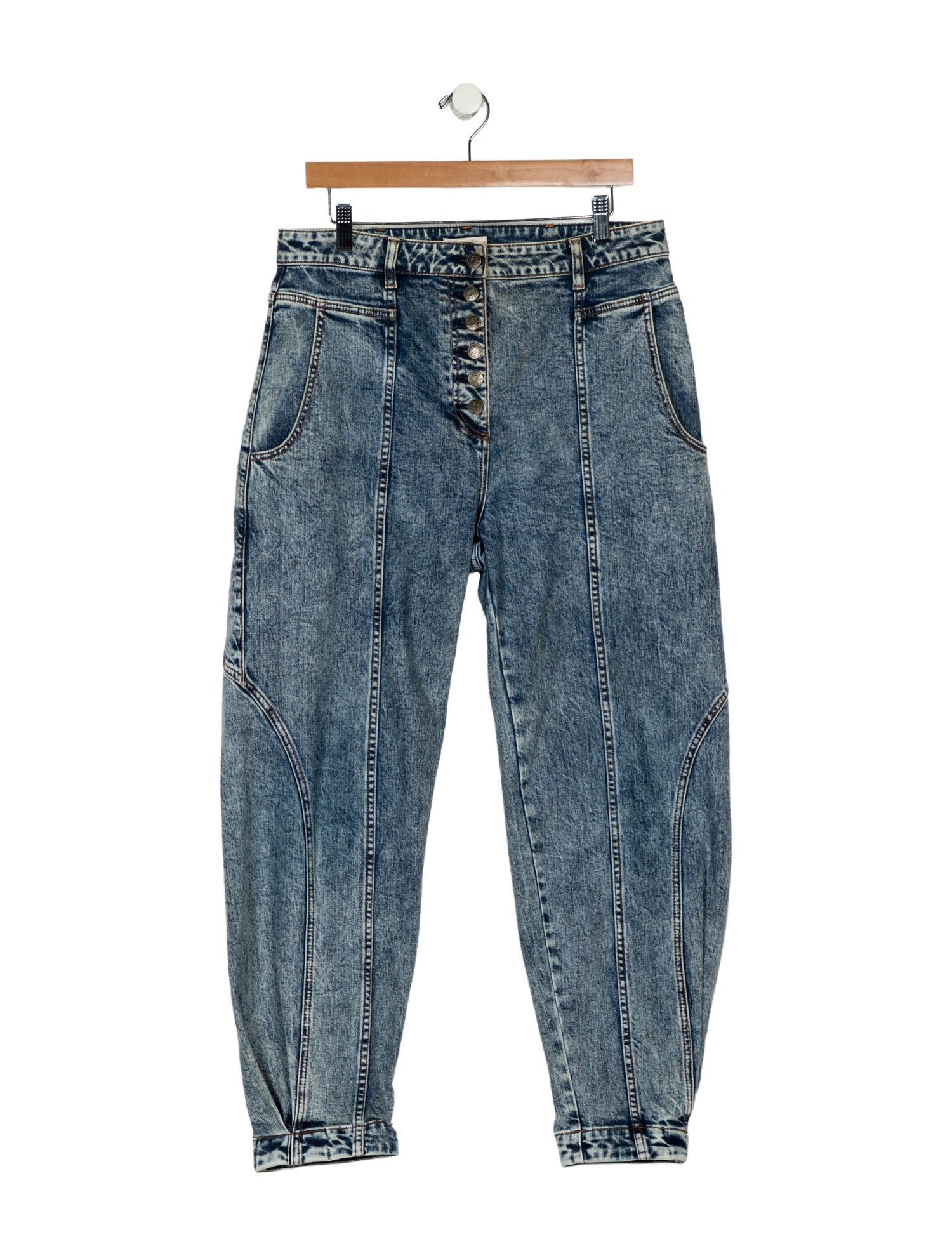 Ulla Johnson High-Rise Straight Leg Jeans