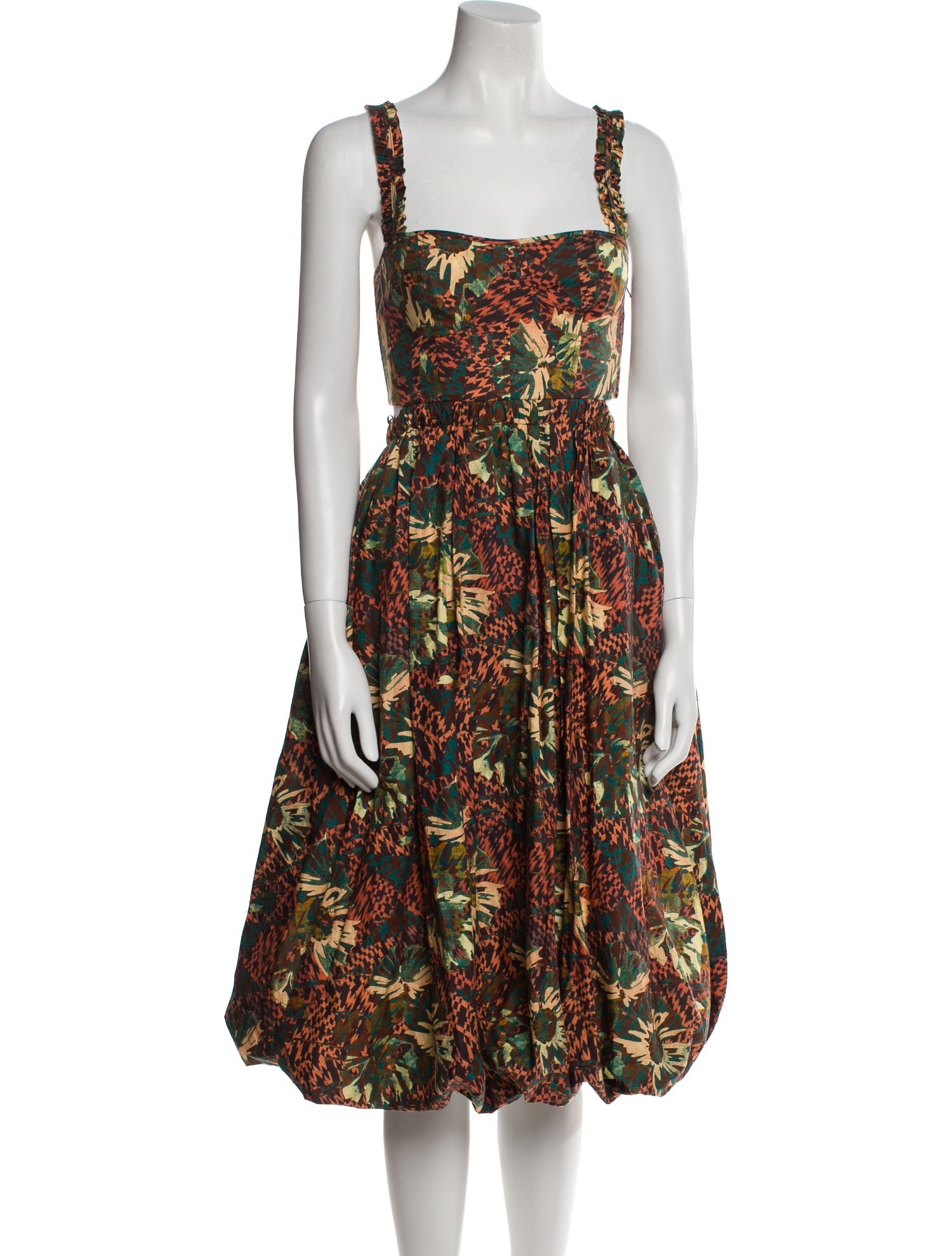 Ulla Johnson Printed Midi Length Dress