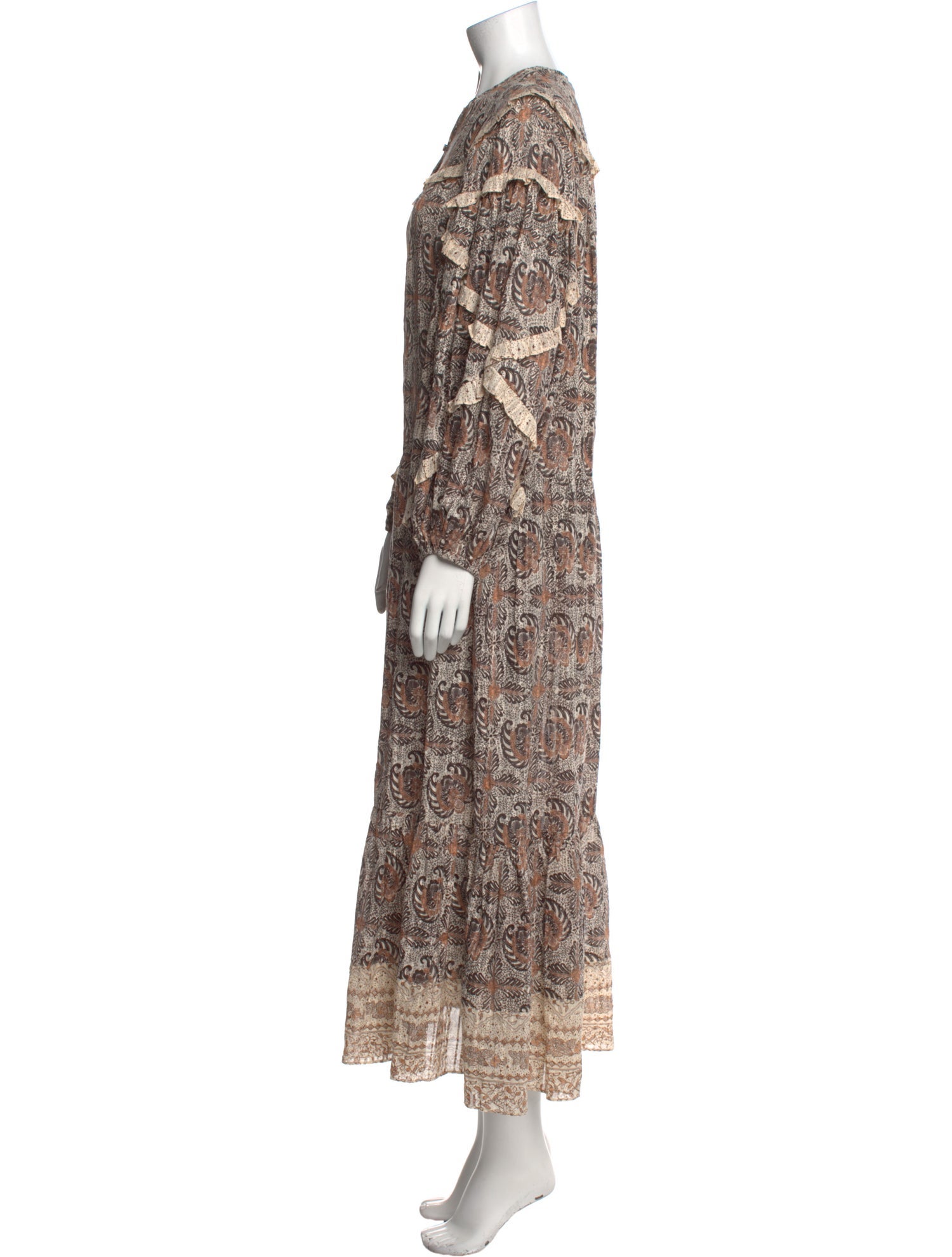 Ulla Johnson Paisley Print Long Dress w/ Tags