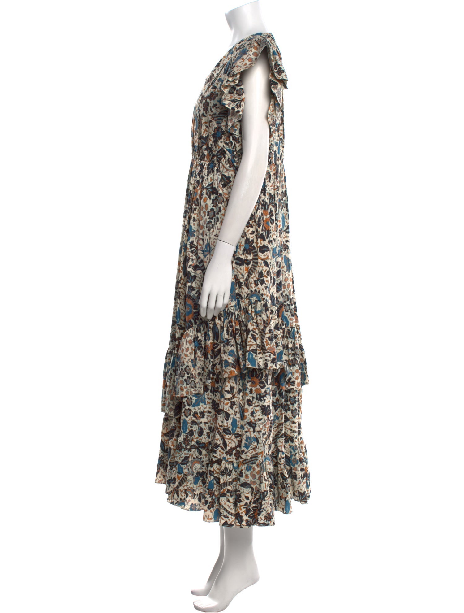 Ulla Johnson Floral Print Long Dress