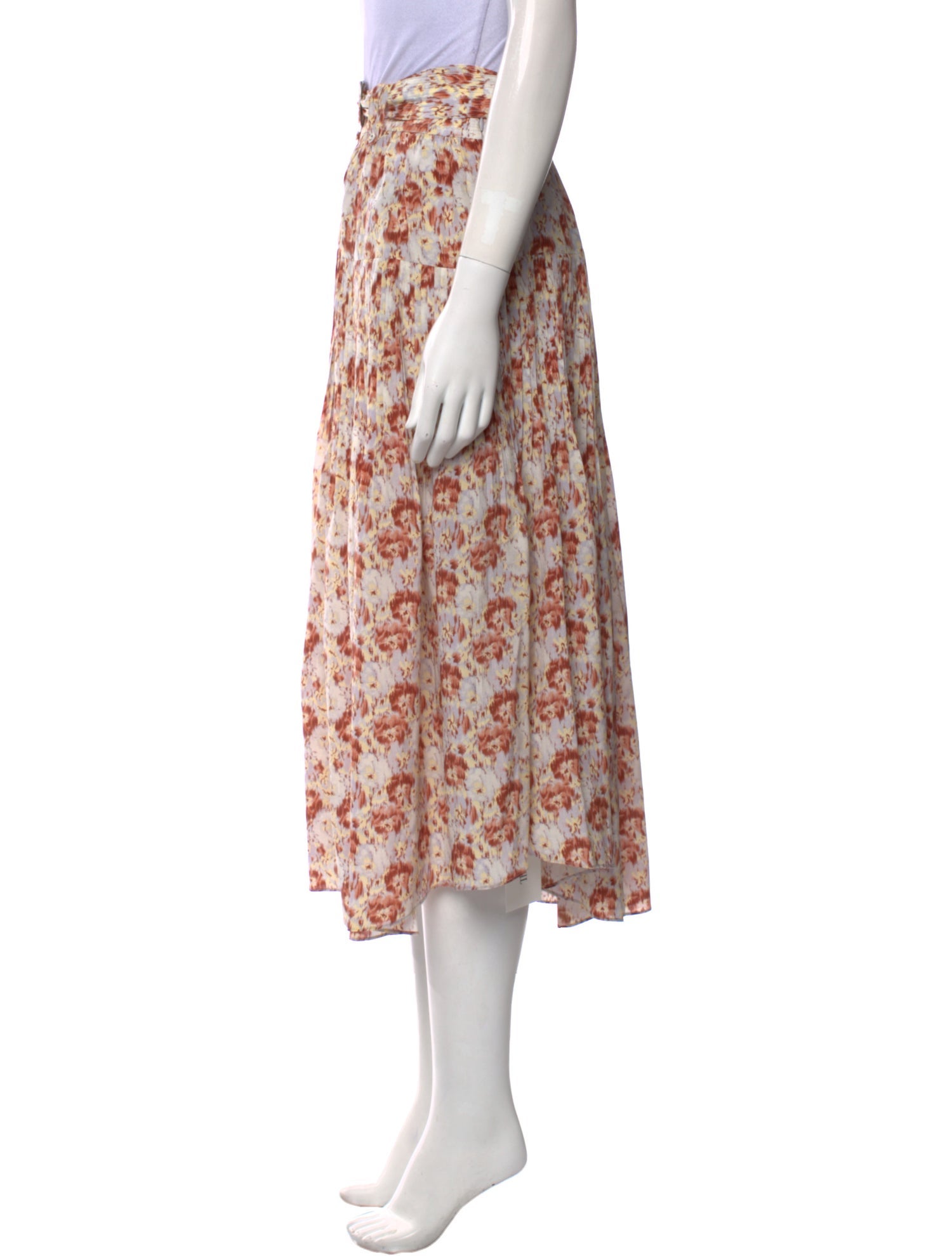 Ulla Johnson Silk Midi Length Skirt w/ Tags