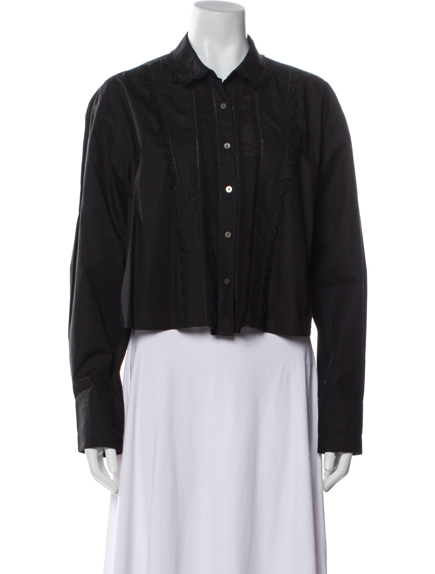 Ulla Johnson Long Sleeve Button-Up Top