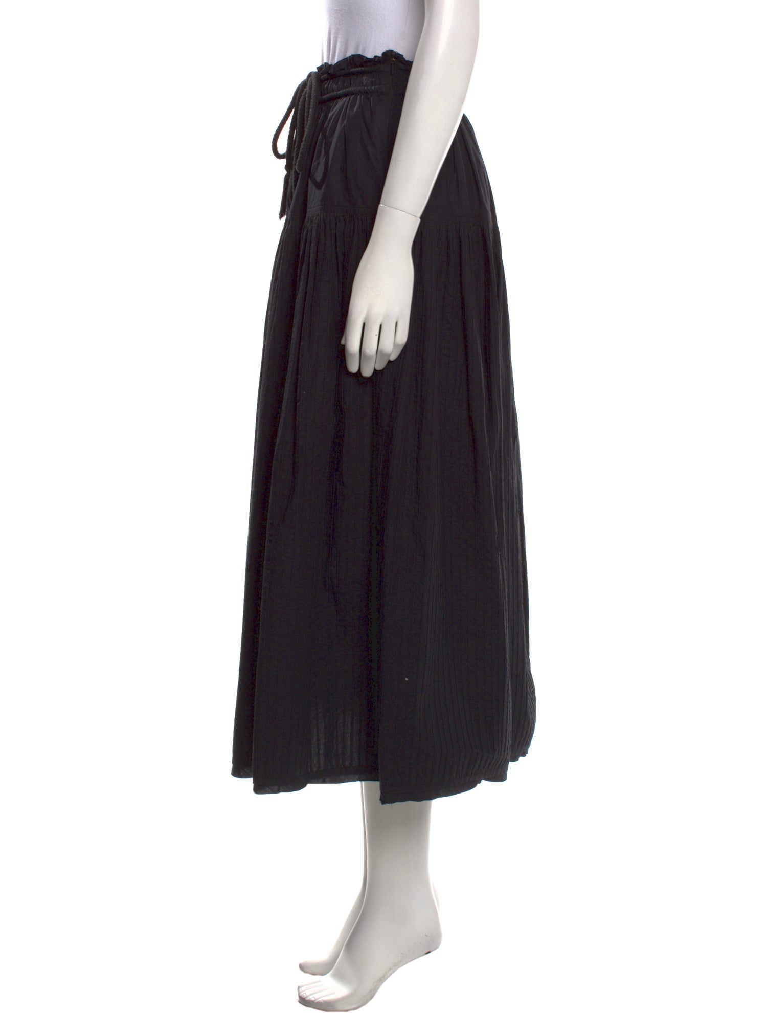 Ulla Johnson Ruffle Embellishment Midi Length Skirt