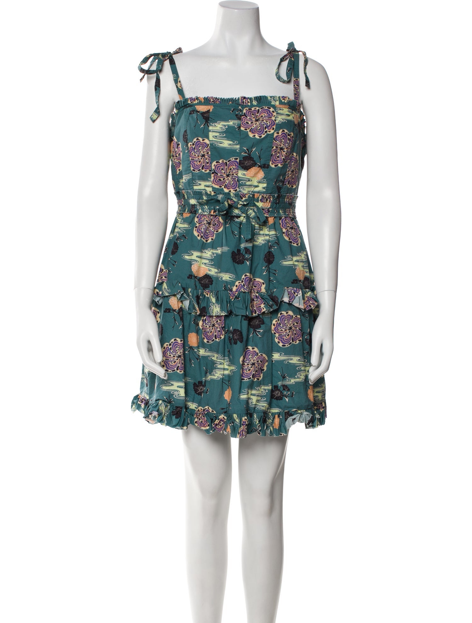 Ulla Johnson Floral Print Mini Dress
