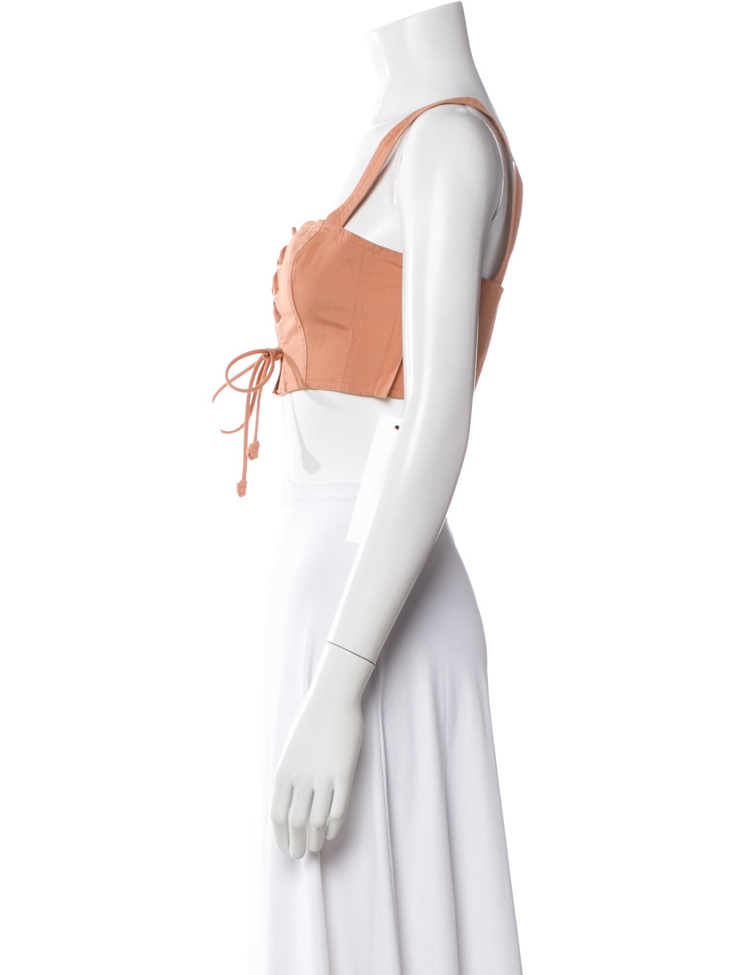 Ulla Johnson Square Neckline Sleeveless Crop Top